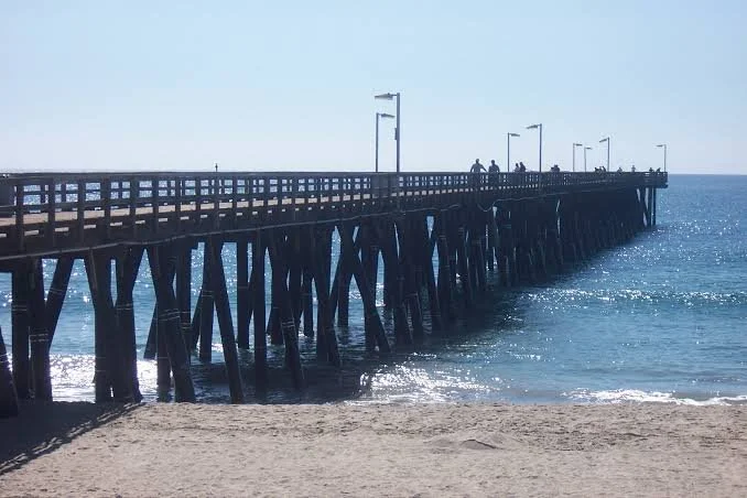 Hueneme Beach and pier in Port Hueneme, California