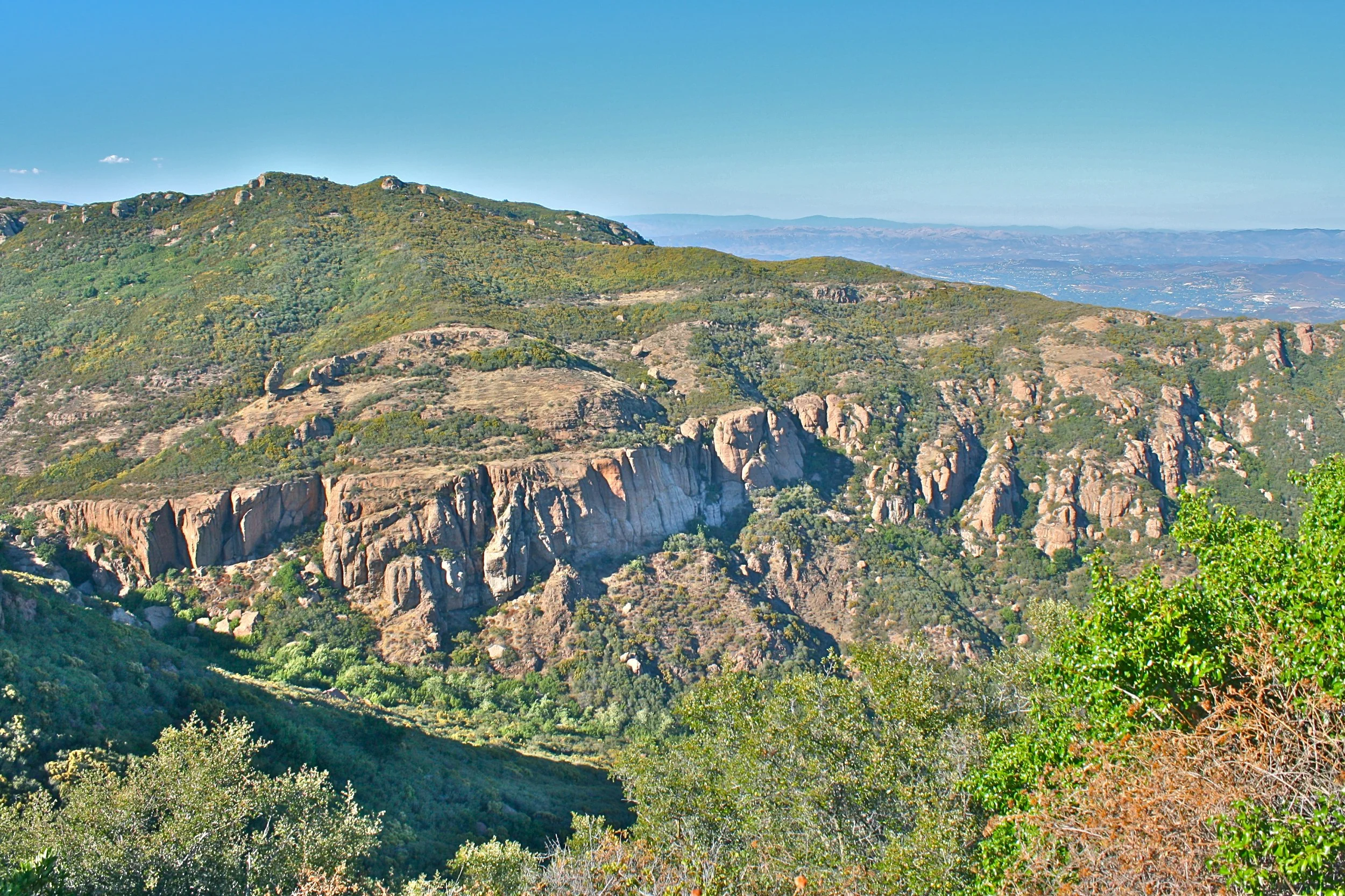 Santa Monica Mountains foothills near Woodland Hills Recreation Center