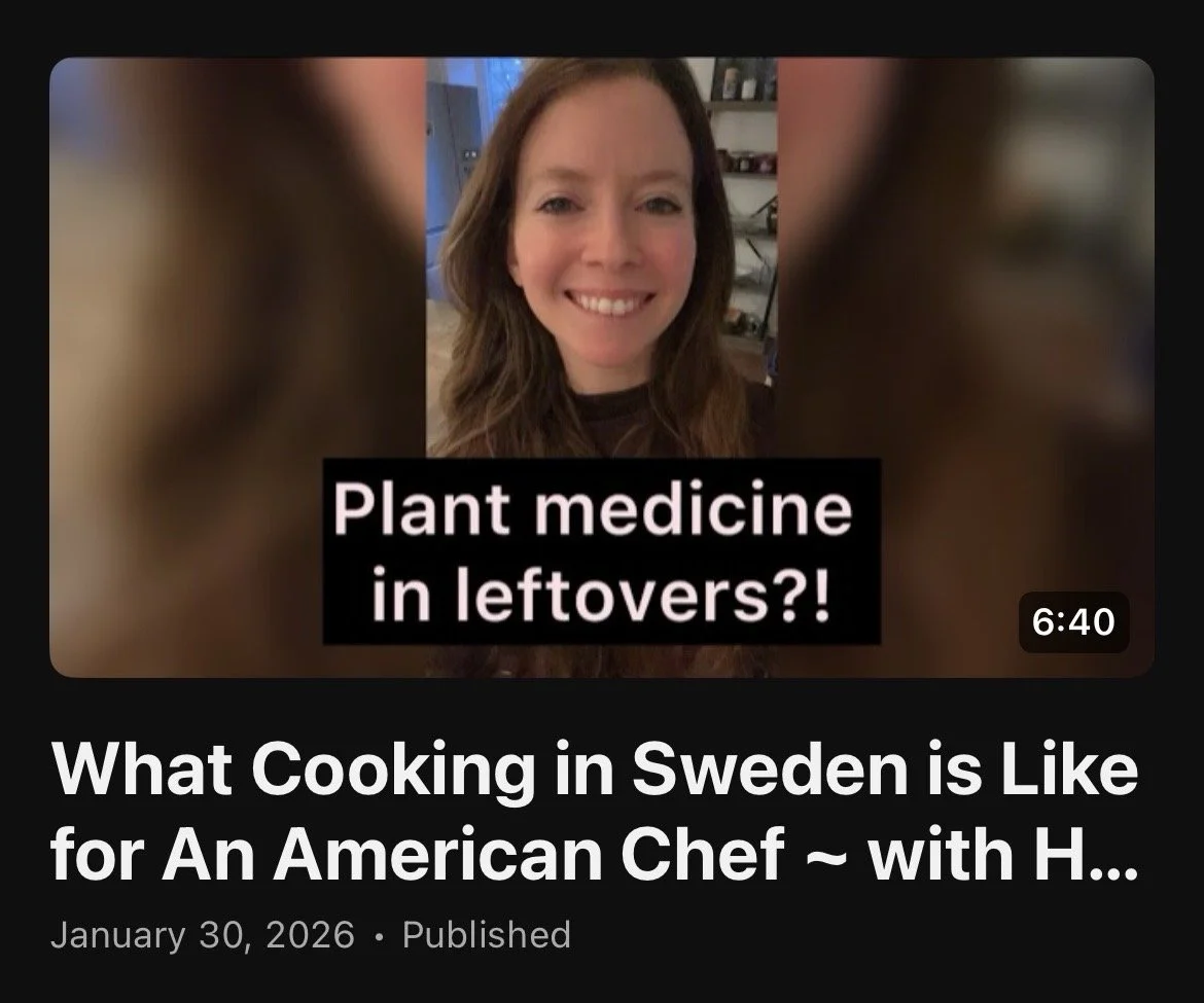 Simple Leftovers Plant Medicine Recipe