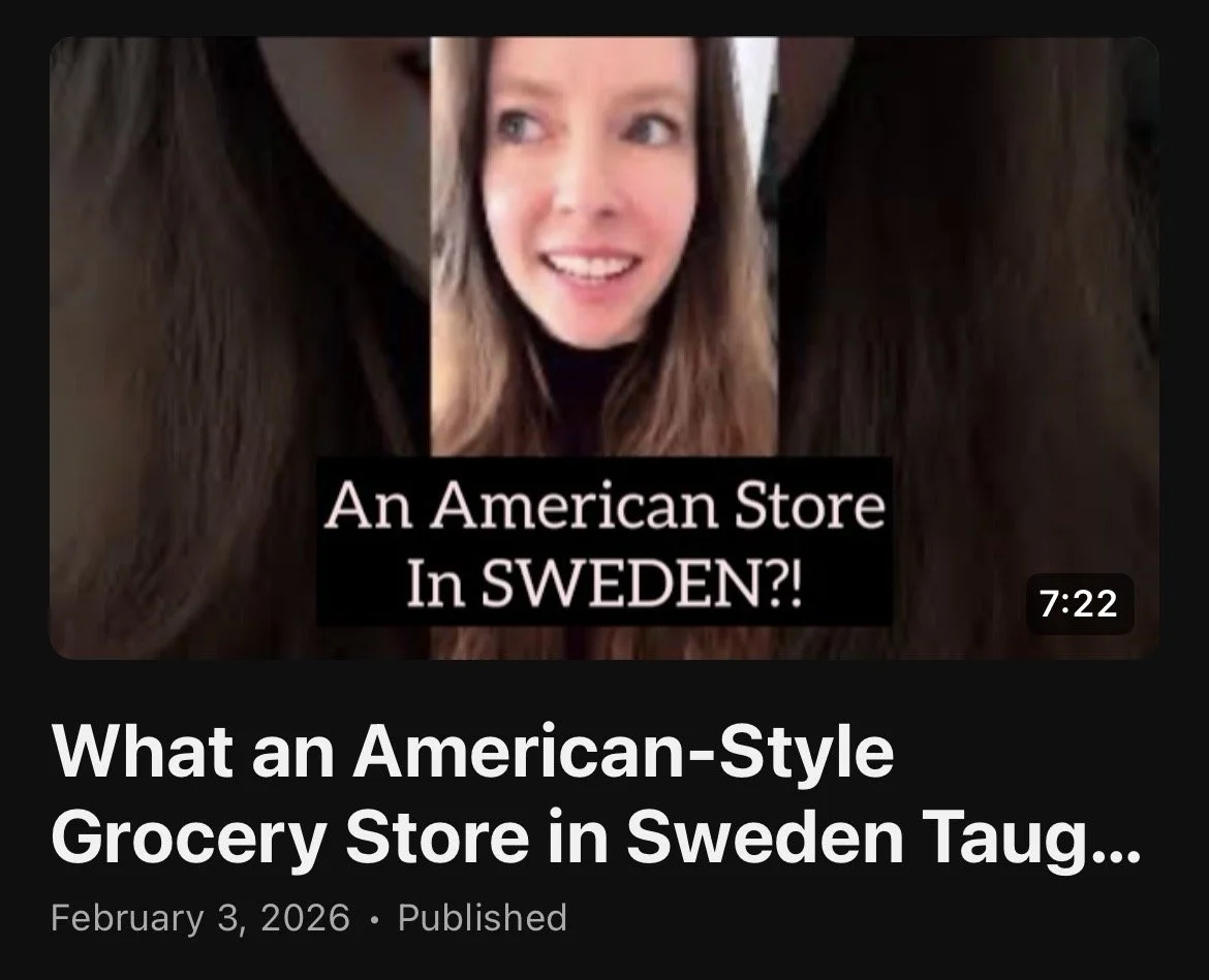 Healthful Shopping in Sweden