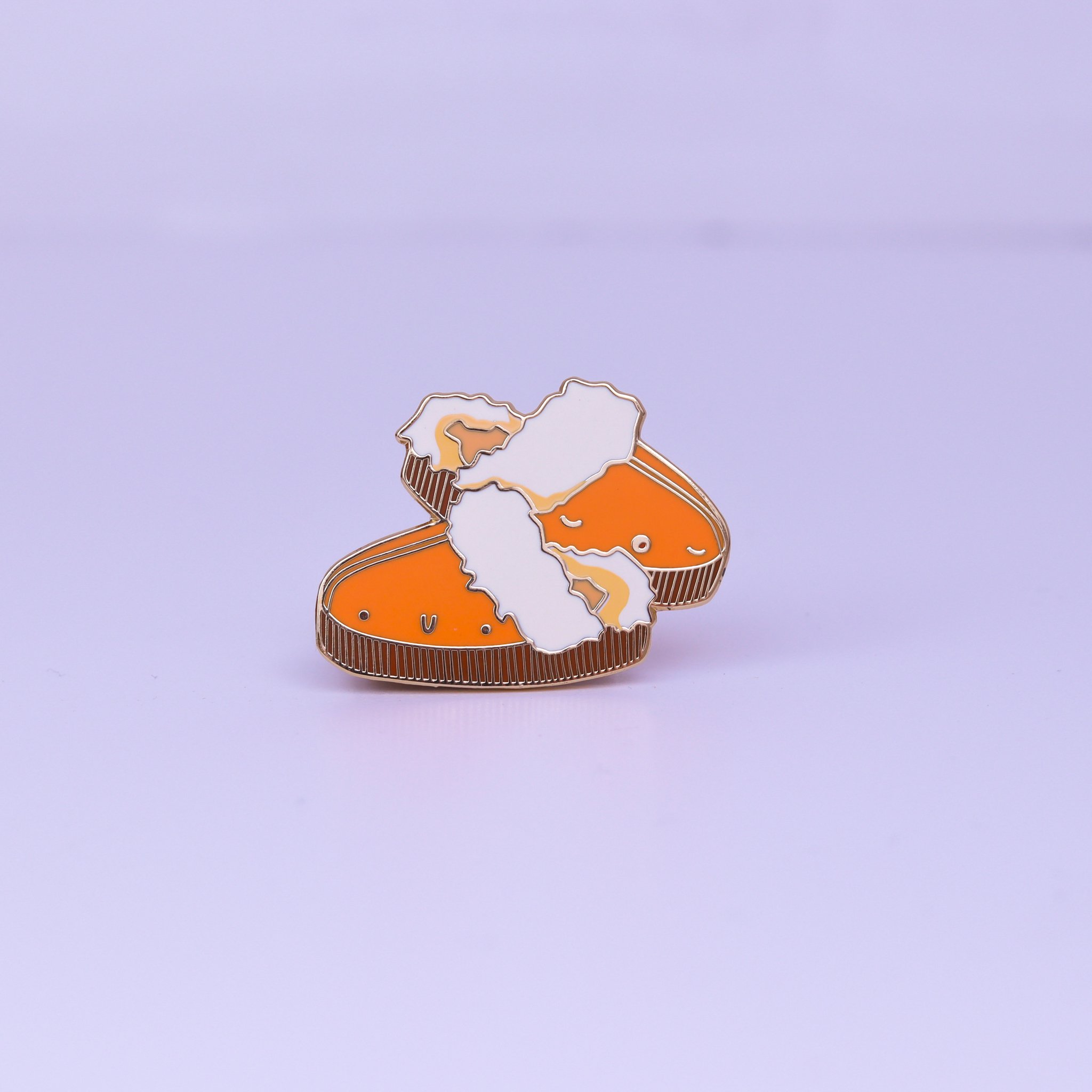 Cosy Slippers Enamel Pin