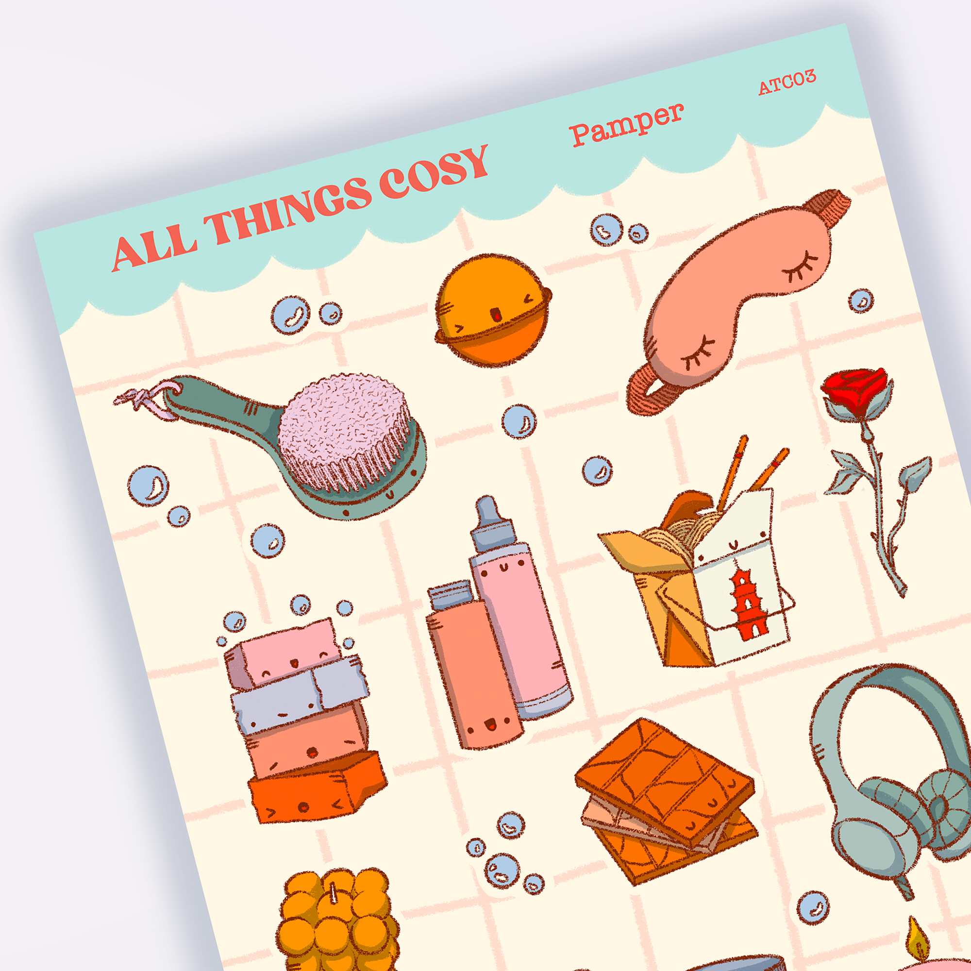 Pamper Sticker Sheet