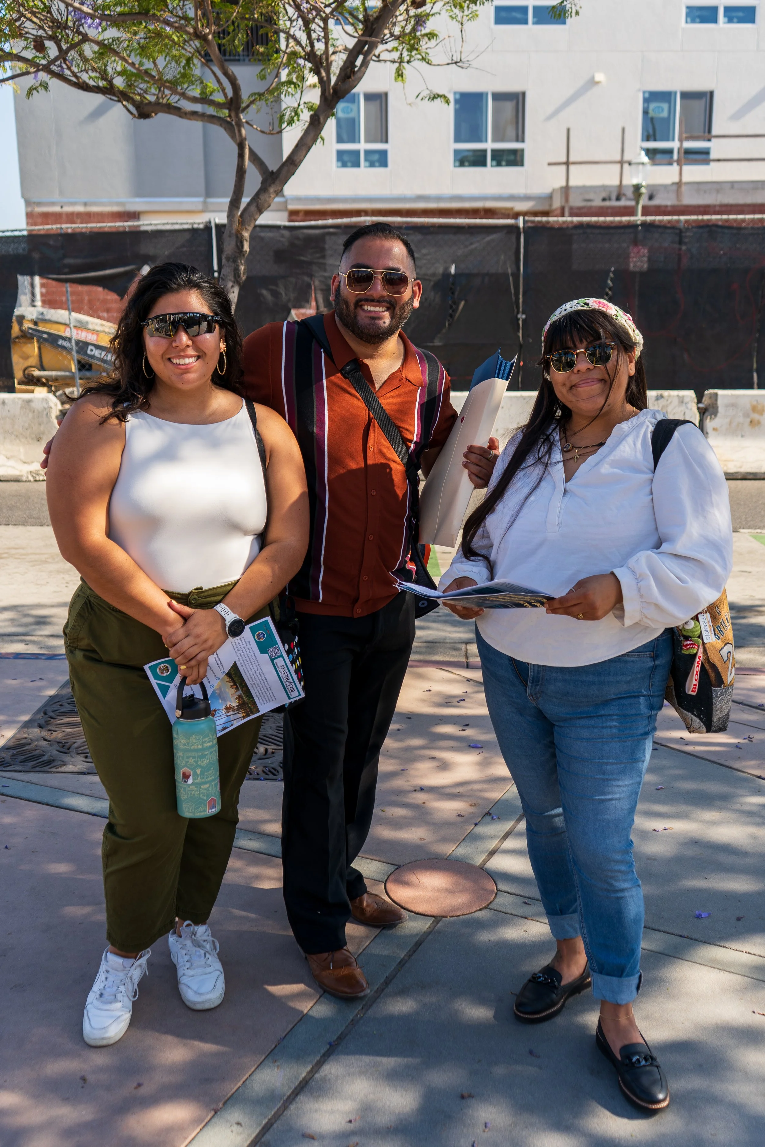 LEEAF employees at an event