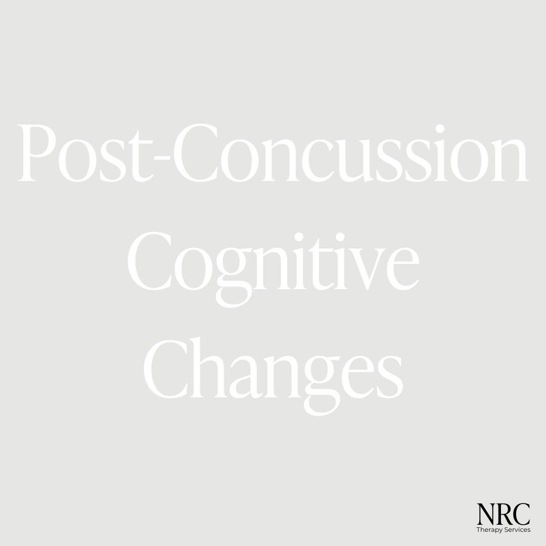 Have you heard of post-concussion cognitive changes? We would love to help you return to play, work, or whatever else your heart desires! ⭐️