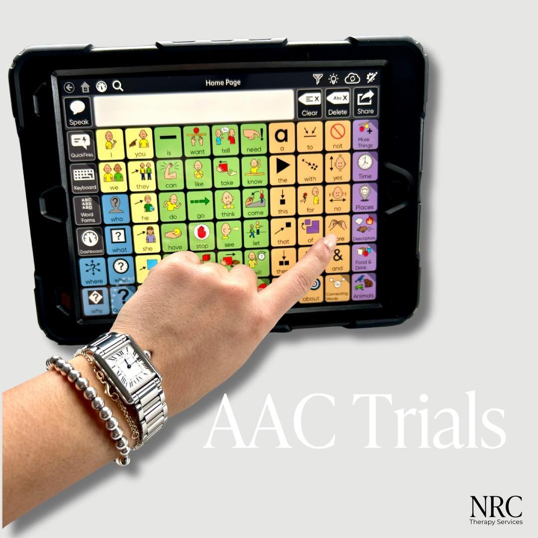 Did you know that we LOVE getting children and adults started with AAC? 

We have access to several of the top programs on the market! ⭐️