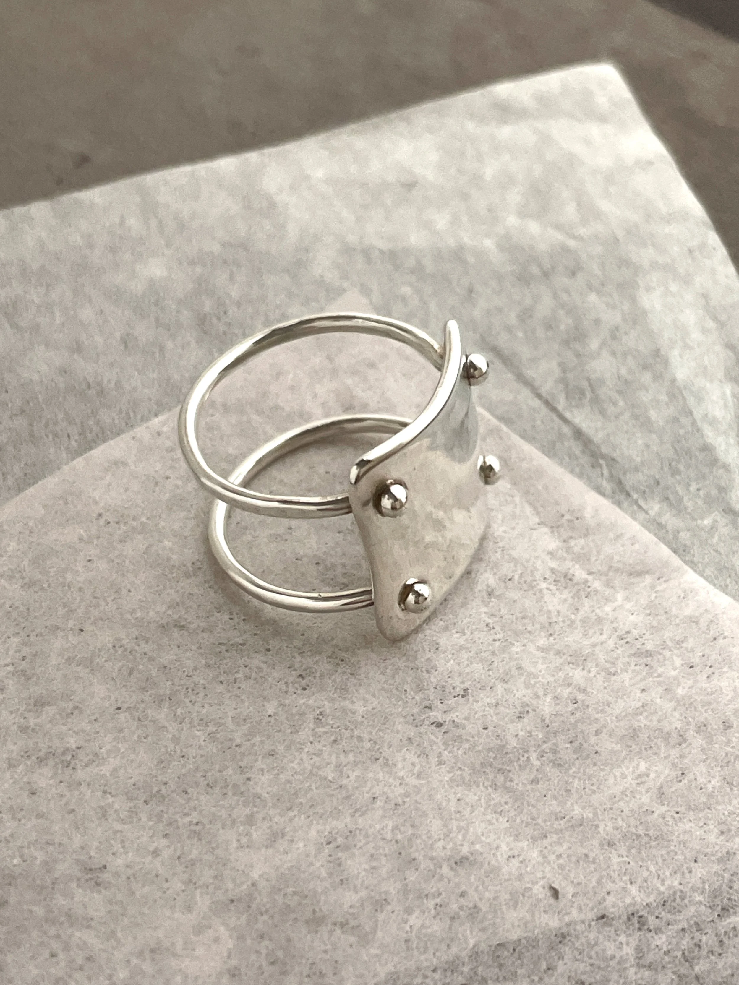 Designer Armor Rings # 3C Silver Armor Ring — CamilleHempel.com