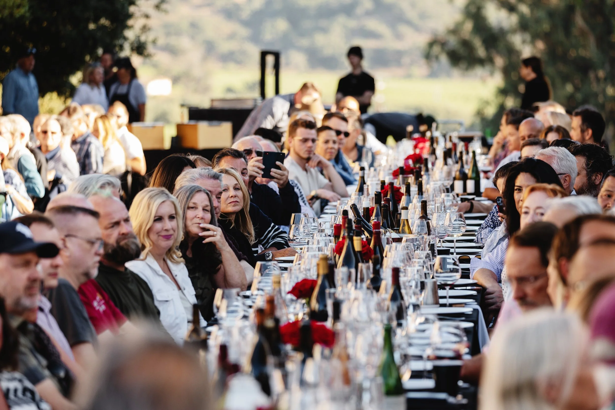 Wine &amp; Fire Richard Sanford Honorary Dinner