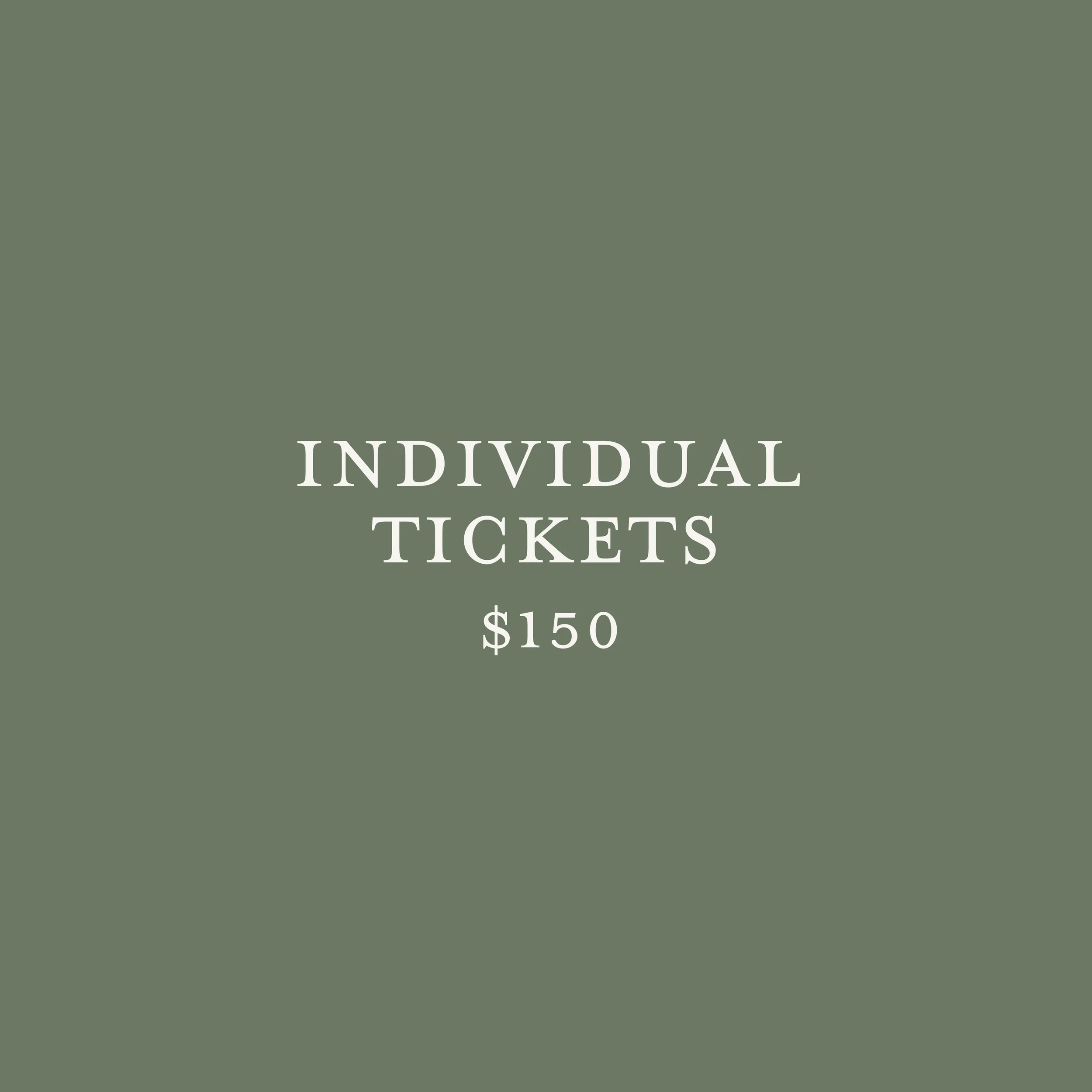 Invidual Tickets