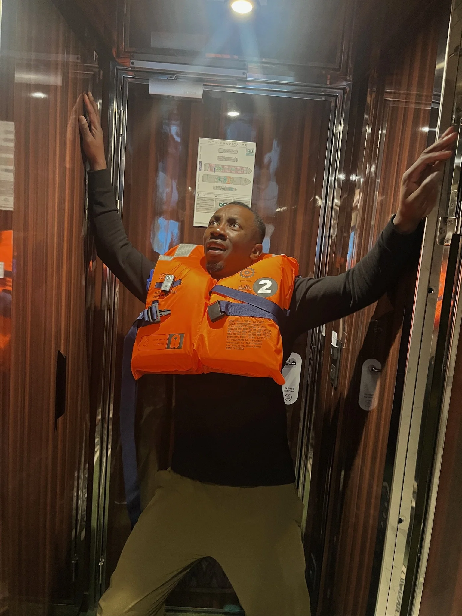 Safety drills in case we had a Titanic moment