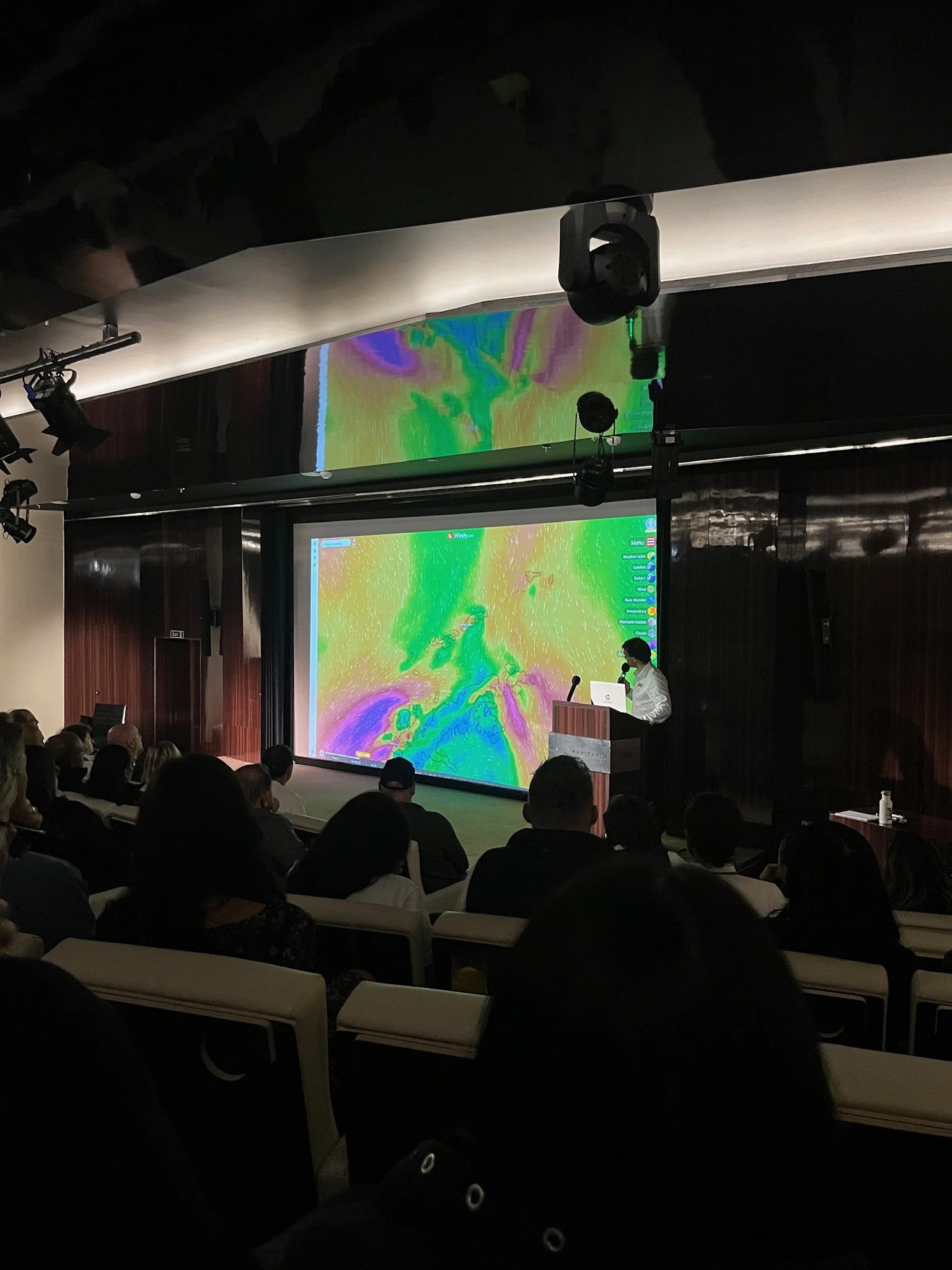 Every evening we'd get debriefed on the weather conditions & expedition plan for the following day 