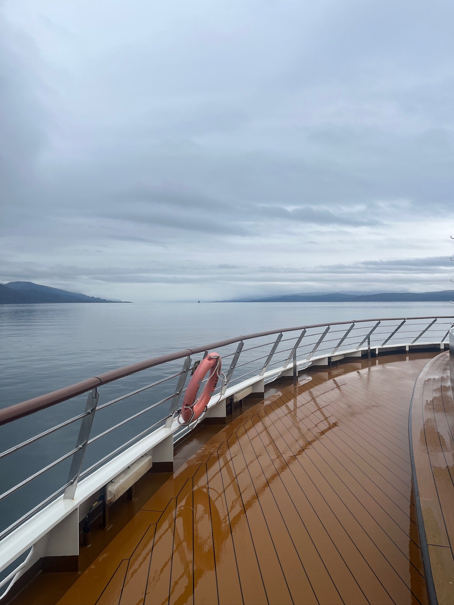 Making our way to the Drake Passage from Ushuaia, Argentina 