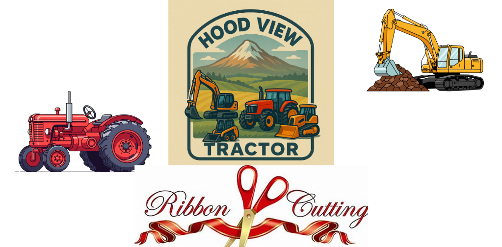 Ribbon Cutting for Hoodview Tractor