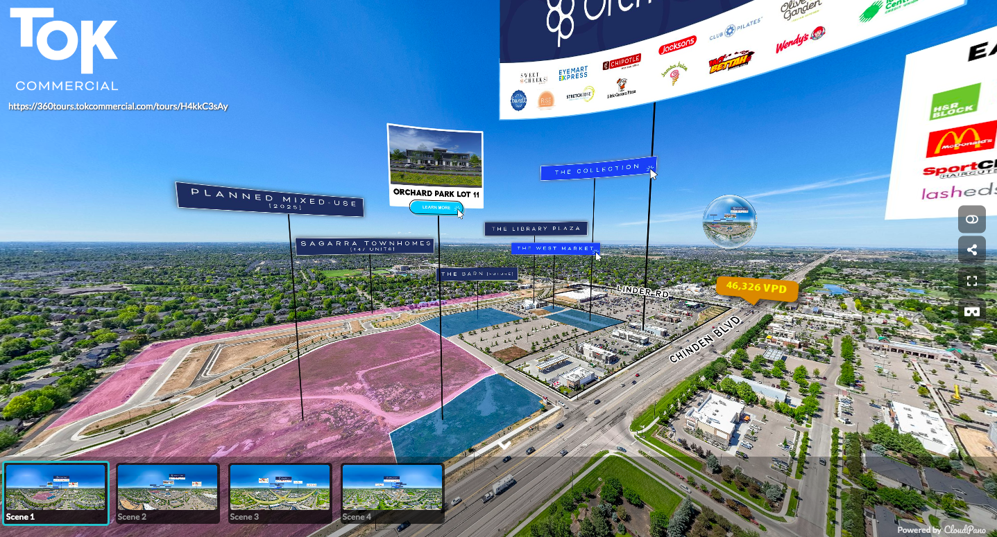 Interactive Aerial 360 Panorama (Click to View)