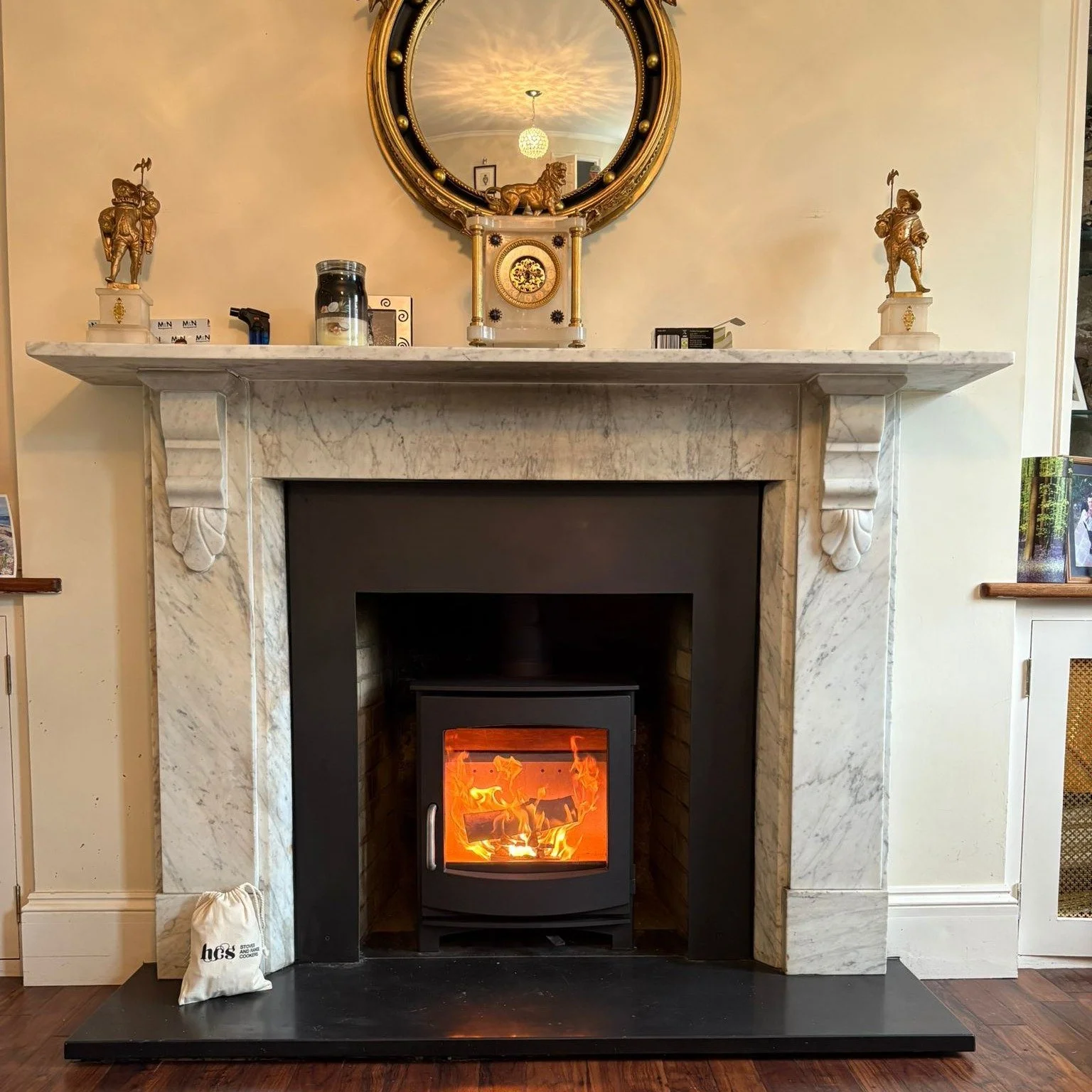 Love your open fire but concerned about the emissions and efficiency? 

Consider making the change to a modern wood-burning stove; all the joy of seeing and hearing flames crackle in the fireplace, but with up to 90% fewer emissions that an open fire