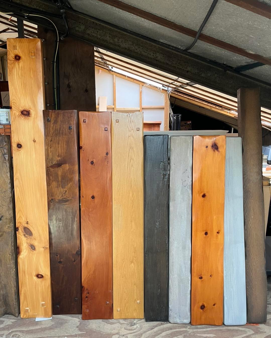 SALE - a selection of real and cast wooden beams, sold as seen.

All &pound;199.

Drop us a line on 01534 483921 for exact dimensions or pop into our St. Mary showroom to view