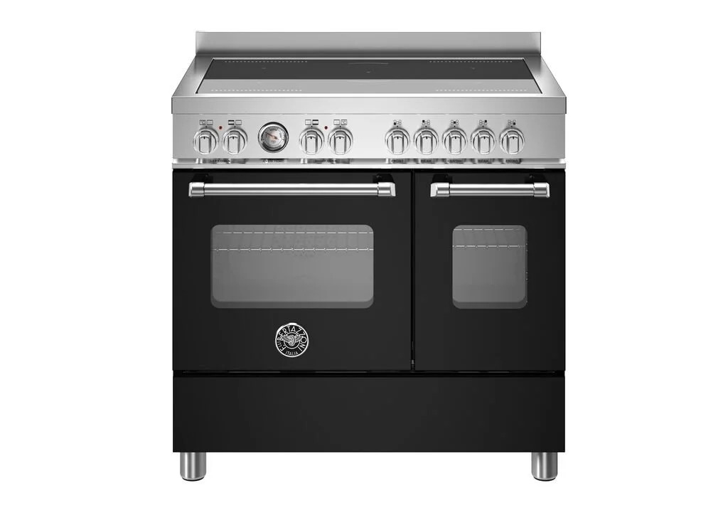 Bertazzoni Master 90, Matt Black, Induction, Dual Oven 
NOW &pound;1,999, reduced from &pound;2,959 (only one cooker available)

⚡1 x 69l oven with 11 modes incl integrated grill
⚡1 x 38l oven with 5 modes
⚡1 x 5 zone induction incl power boost and b