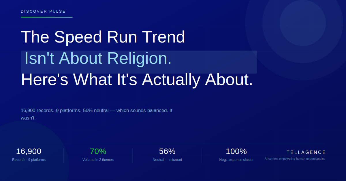 The Scientology Speed Run Trend Isn't About Religion. Here's What It's Actually About.