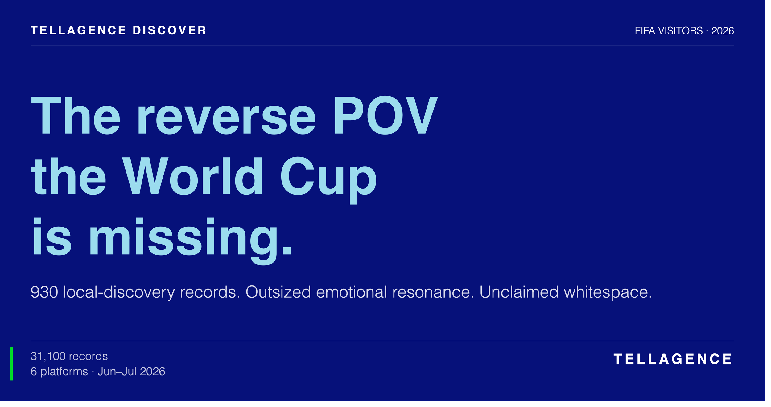 The Reverse POV the World Cup Is Missing