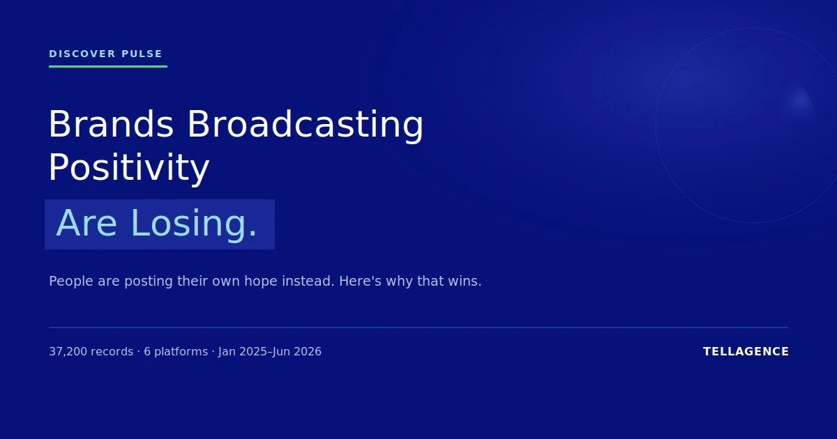 Brands Broadcasting Positivity Are Losing to People Who Just Post Their Own