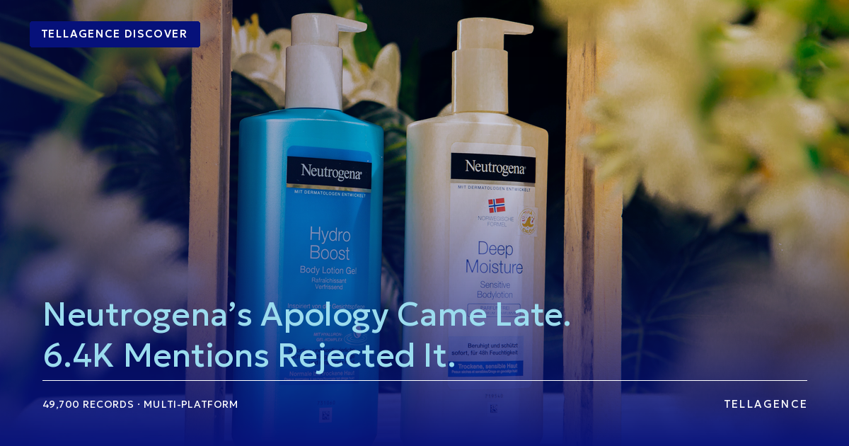 Inside the Neutrogena Boycott: What 49.7K Mentions Show