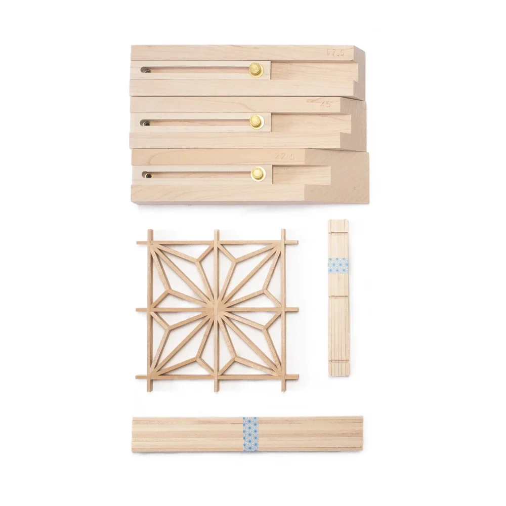 Kumiko Starter Kit - Kaku Asanoha Pattern — Nihonsan