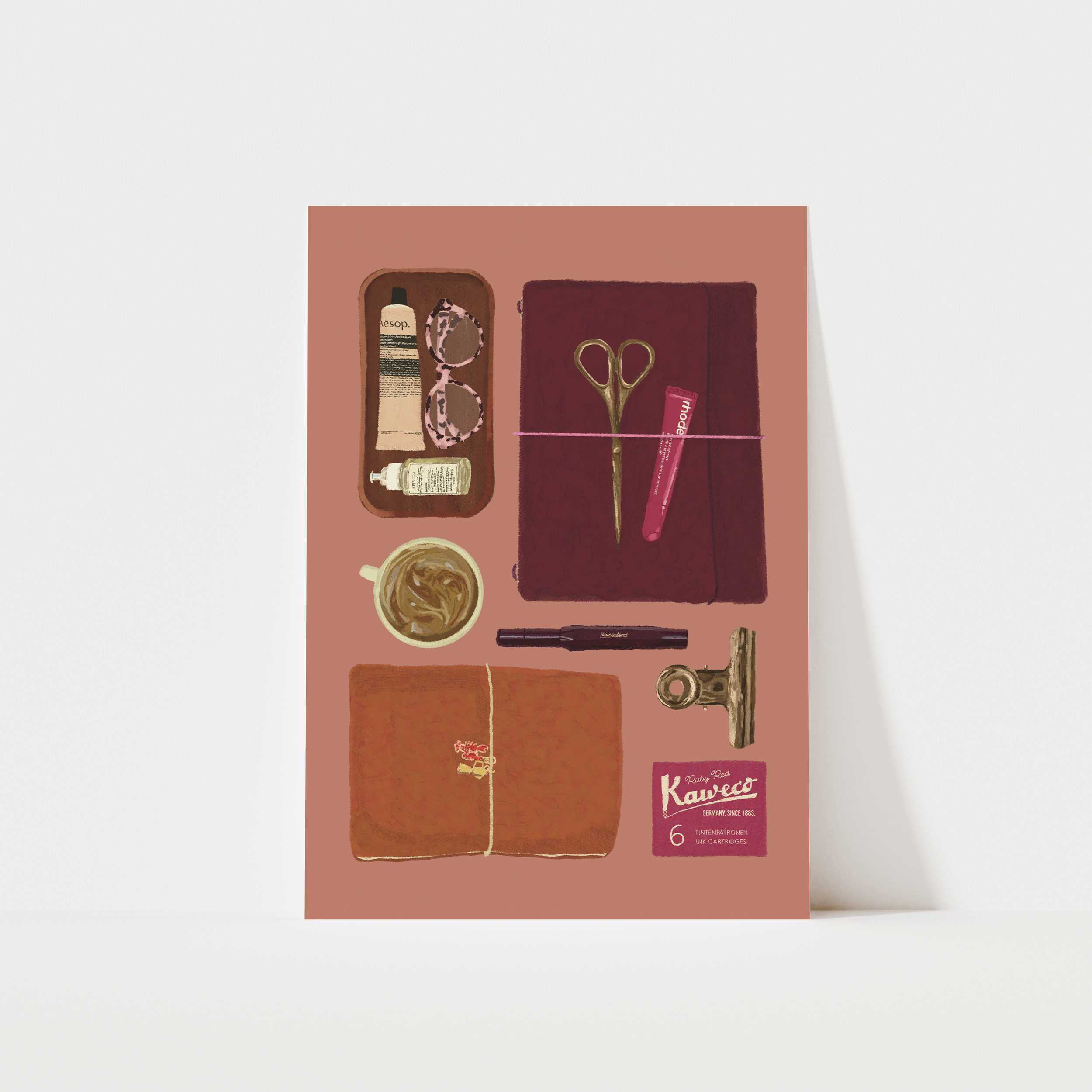The Journal Lover Mini Print