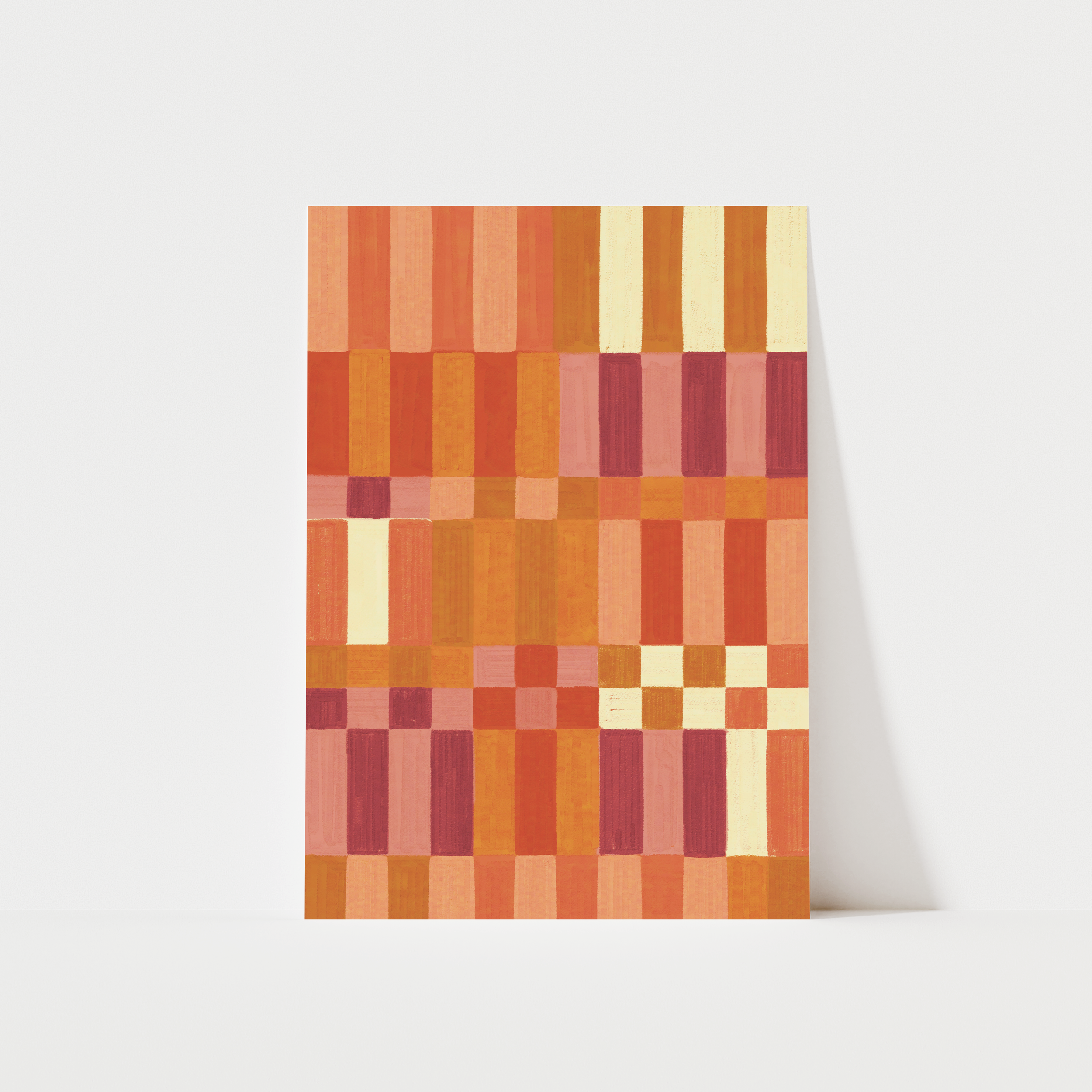 The Orange Stripe Mini Print