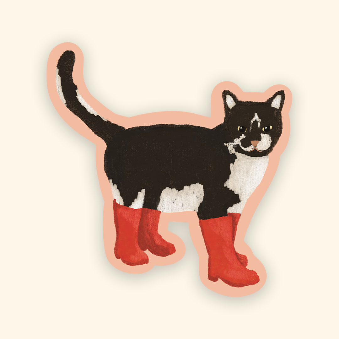 The Cat in Boots Sticker