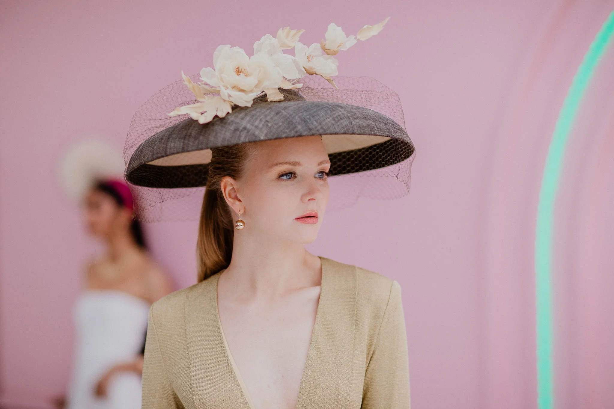 Millinery Award entry 2019, Myer Fashions on the Field VRC.