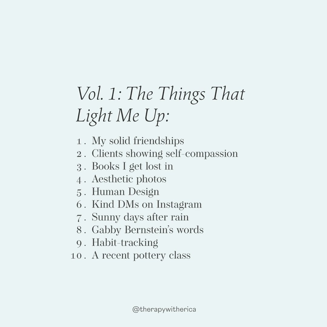 One of my all time favorite sayings is &ldquo;do the things that set your soul on fire.&rdquo;

I had this saying in my room on a letter board for years.

Little things can set your soul fire, can light you up.

You just have to look for them.

I dec