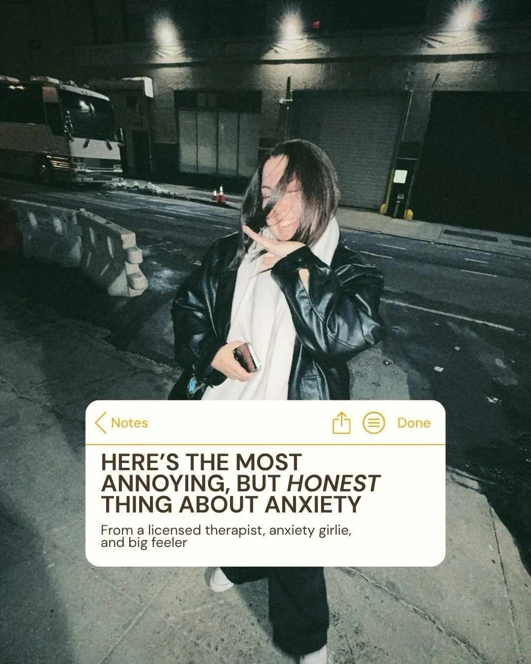 This is one of those things I talk about all the time in sessions, but it still feels frustrating every time it comes up in real life for me.

Anxiety can feel really convincing, and it&rsquo;s not inherently bad, but it&rsquo;s also not always right