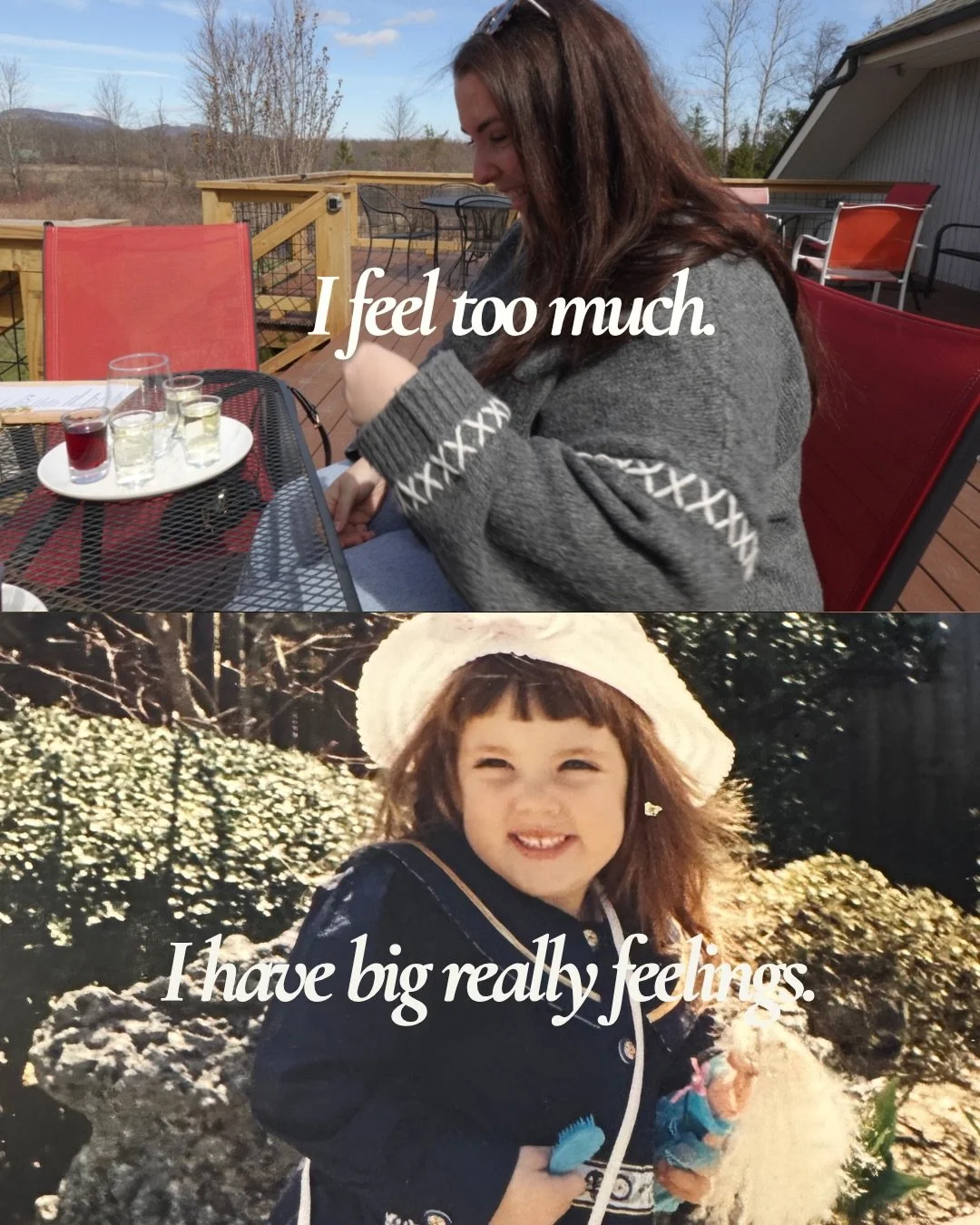 You were probably always a big feeler. It just looked different when you were younger.

I know it did for me.

💌Follow along if you&rsquo;re learning how to hold your feelings instead of hide them.

#bigfeelers #mentalhealthsupport #anxiousmind