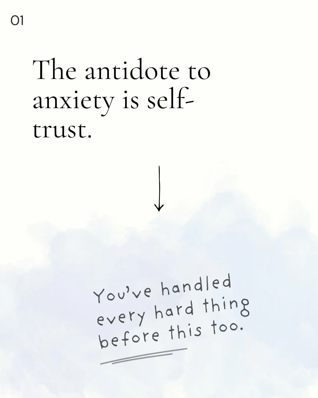 This might be a hot take, but as a fellow anxious girlie and therapist, I don&rsquo;t actually believe anxiety is something you completely eradicate.

I think you learn to manage it.
 You learn to stop seeing it as proof that something is wrong.
 And