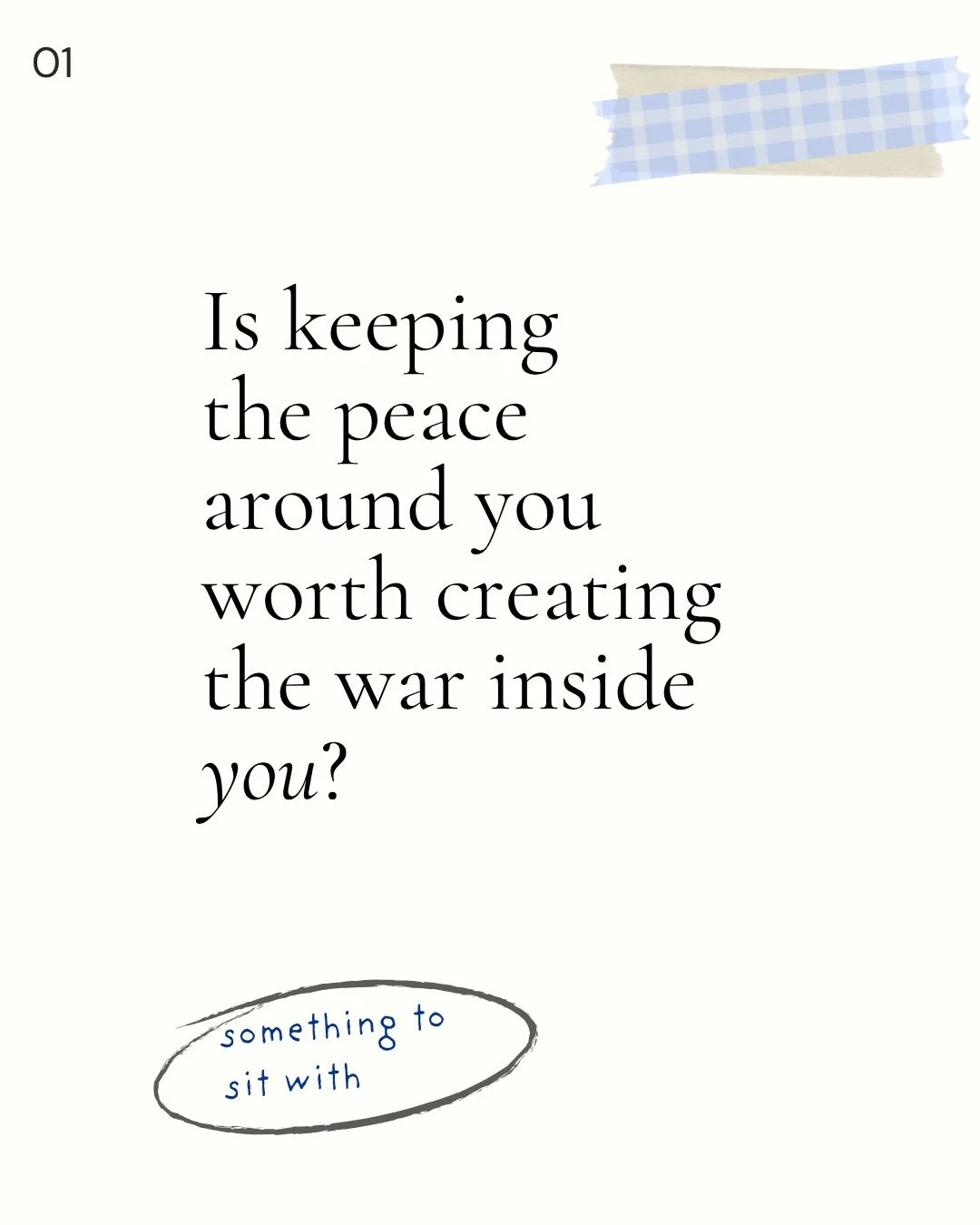 For my fellow peacemakers, I see you. 💕

#peoplepleasing #peacemaker #bigfeelers