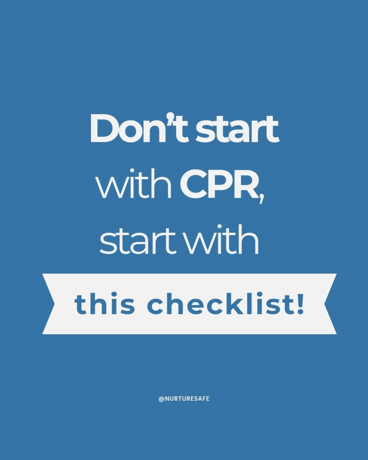 Don&rsquo;t start with CPR, start with this checklist.

We know you want to keep your loved ones safe.

But are you prepared to act quickly in an emergency?

Do you know the steps to follow if you find someone unconscious?

We know personally and pro