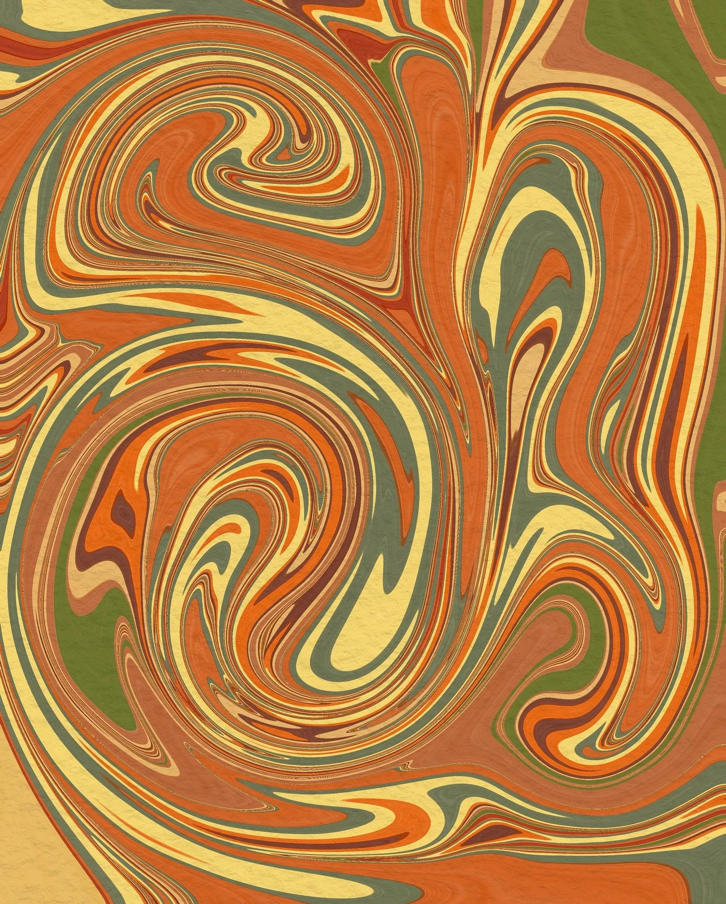 Playing with some fall colors today. Swipe to see variations, and the starting point. 

#procreate #fallcolors #liquify #marbling