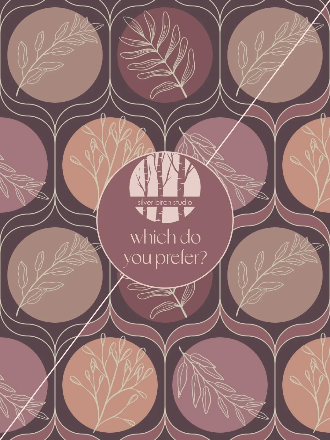 Math is not my thing. So I had some doubts about a class called &ldquo;Pattern Math&rdquo; by @lizkohlerbrown but I loved it! This one is based on circles, as you might have guessed. Linework in Procreate, of course, and the pattern design was create