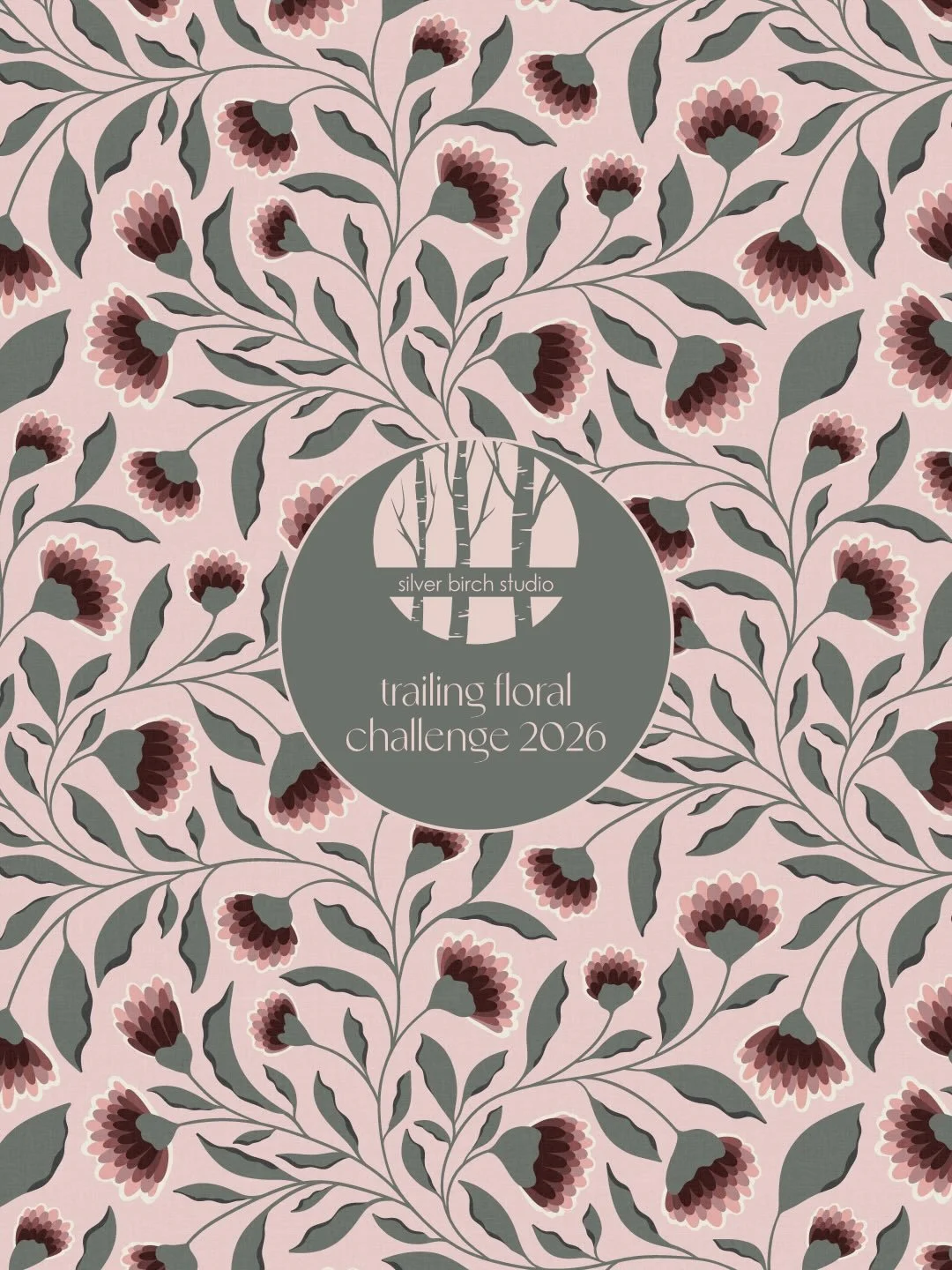 Good thing there are deadlines, or I would just keep tweaking things forever! Many thanks to @bearbellproductions for this year&rsquo;s #trailingfloralchallenge2026 and all the wonderful lessons, support and community. So many beautiful entries! #sur