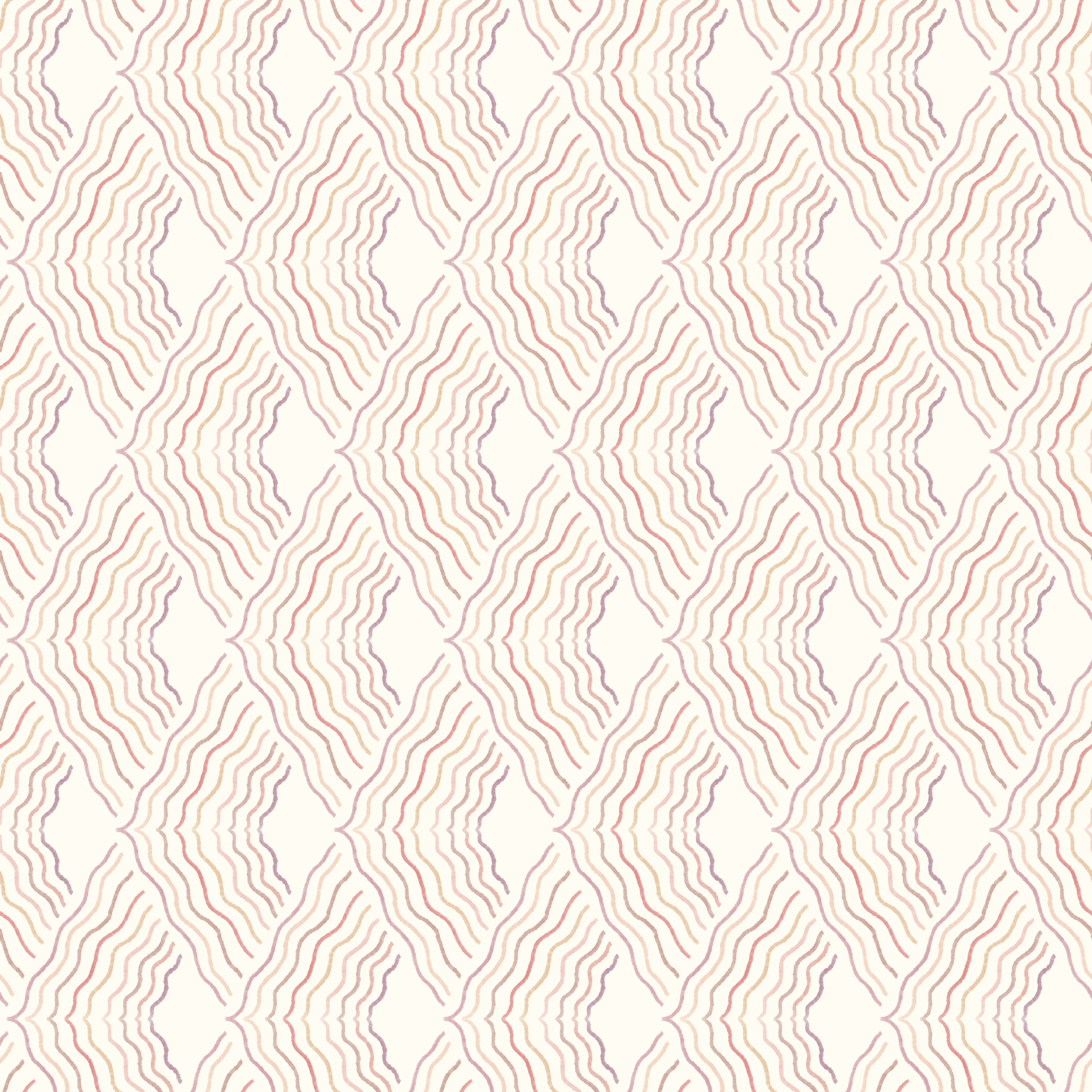 Abstract watercolor waves repeat design by surface pattern designer Julie McMillan of Silver Birch Studio.