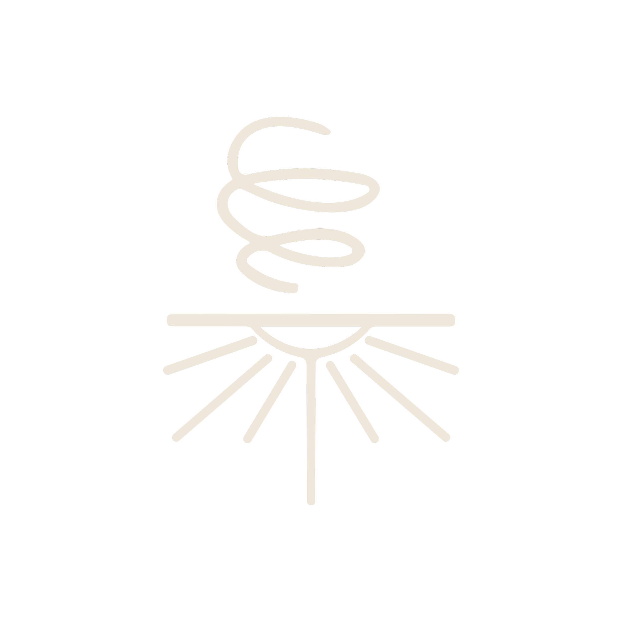 Line art drawing of a matchstick with a flame above it and radiant lines emanating from the match head.