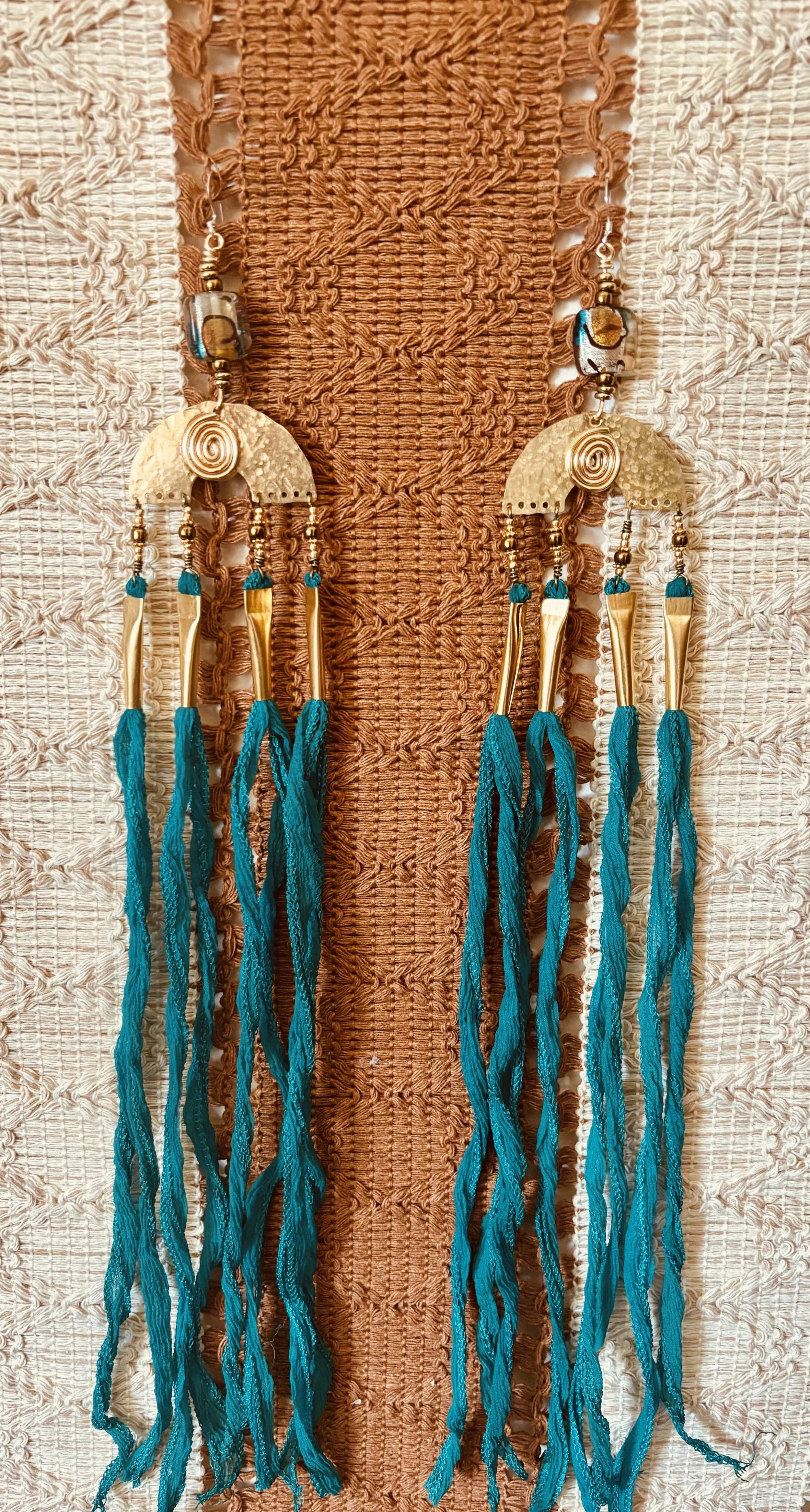 Glass Silky Earrings