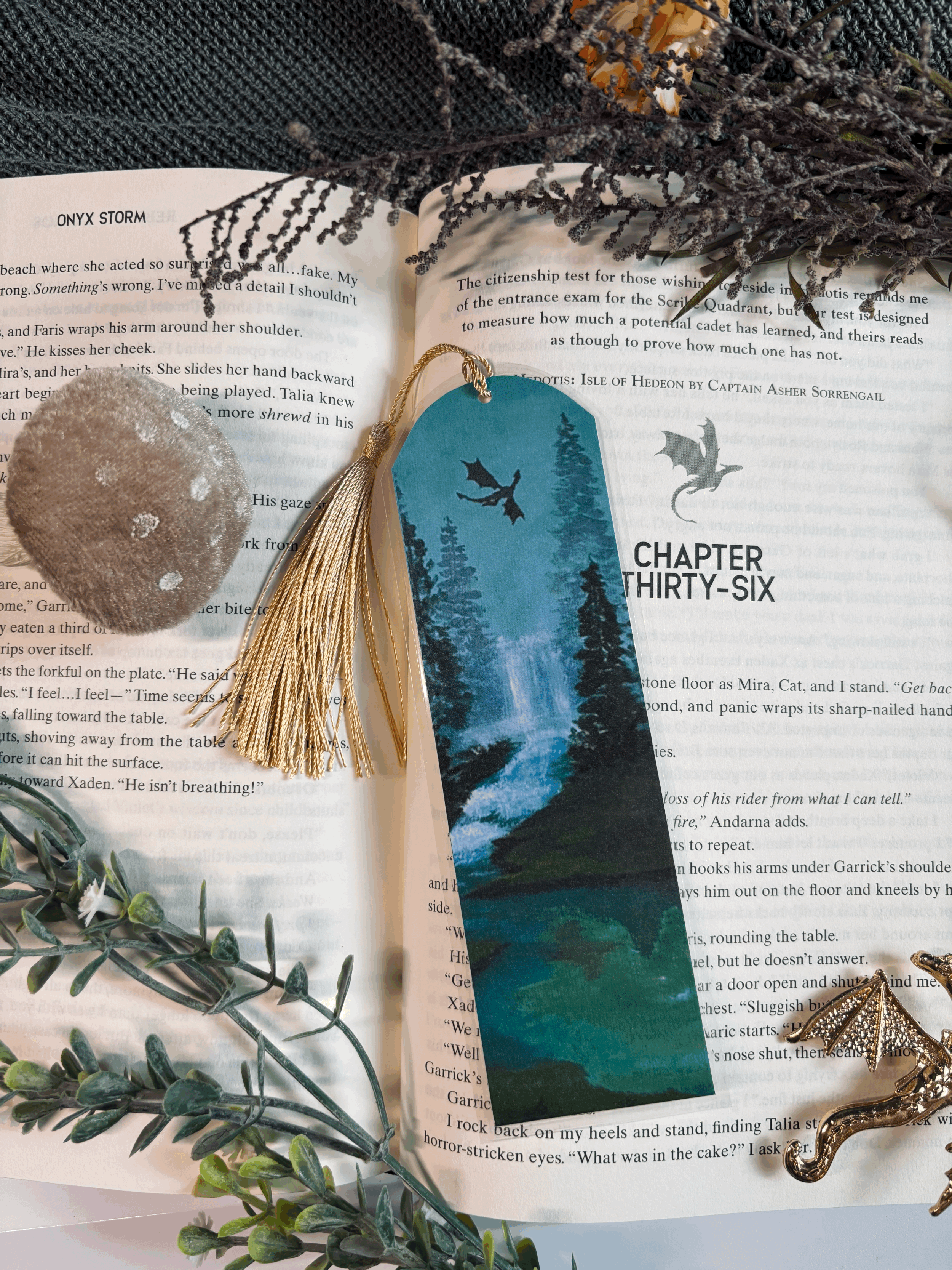 "Mystic Flight" Laminated Bookmark