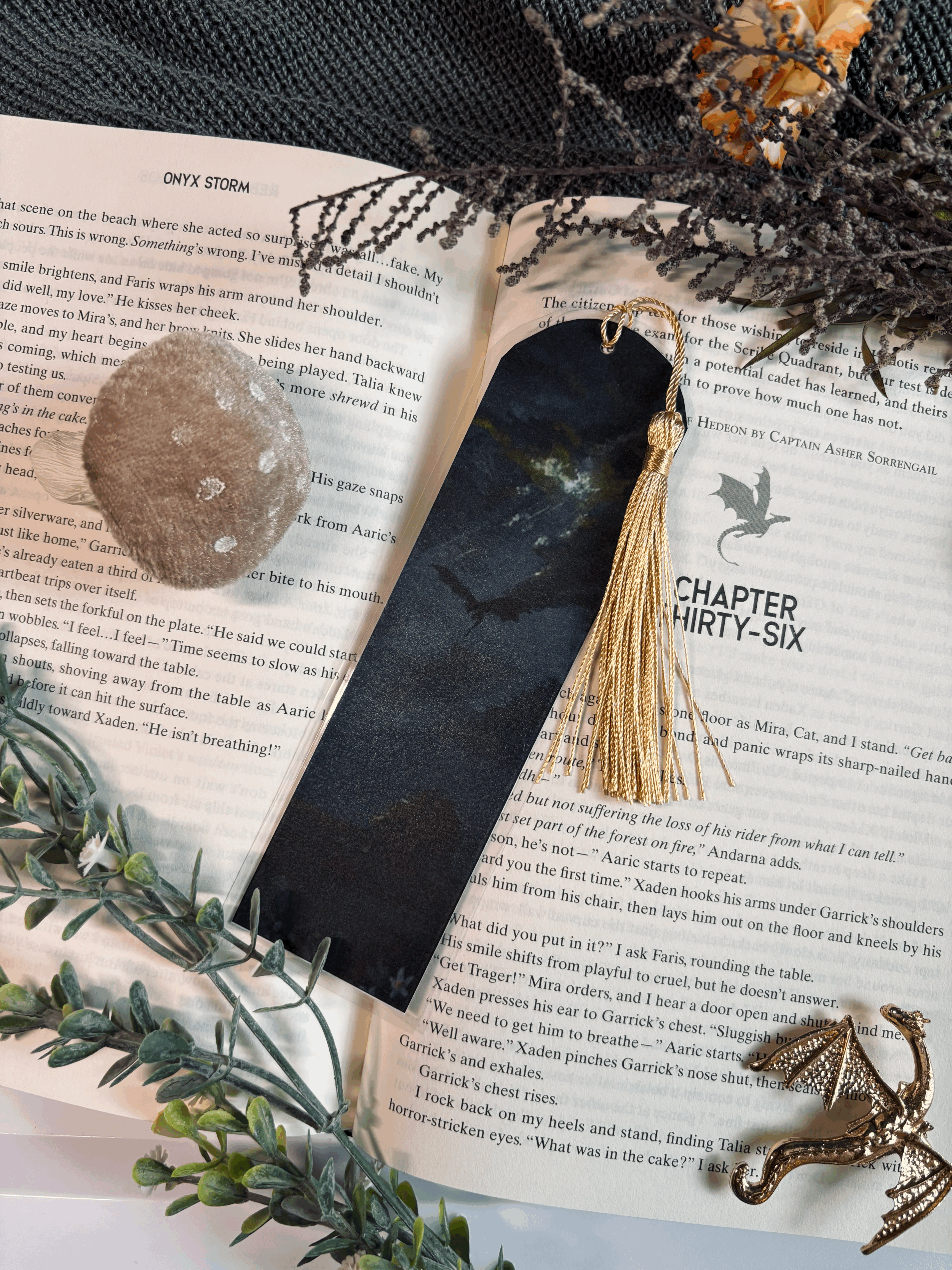 "Dragon's Meadow" Laminated Bookmark