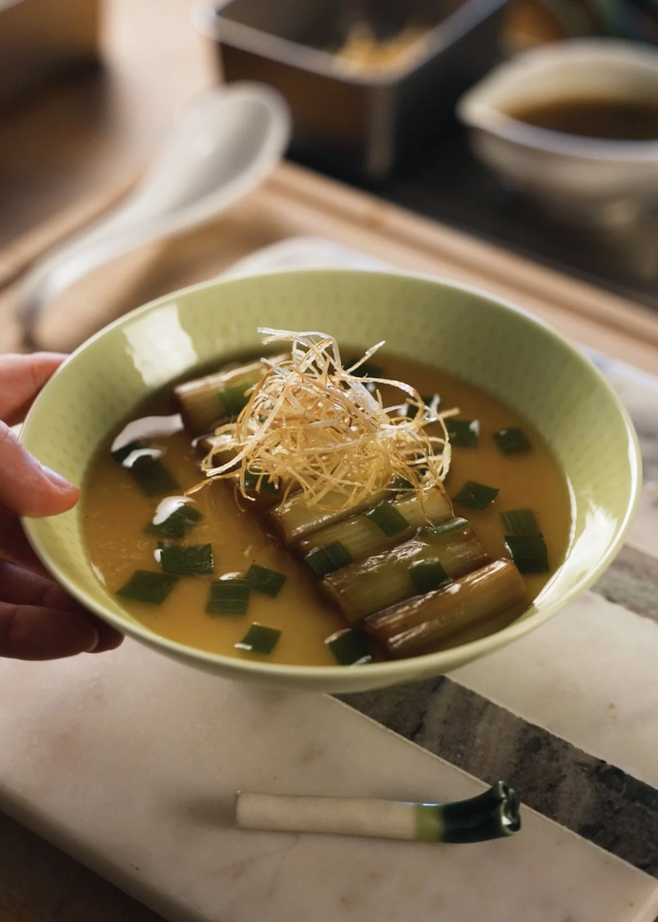 Green Onion Universe Steamed Eggs