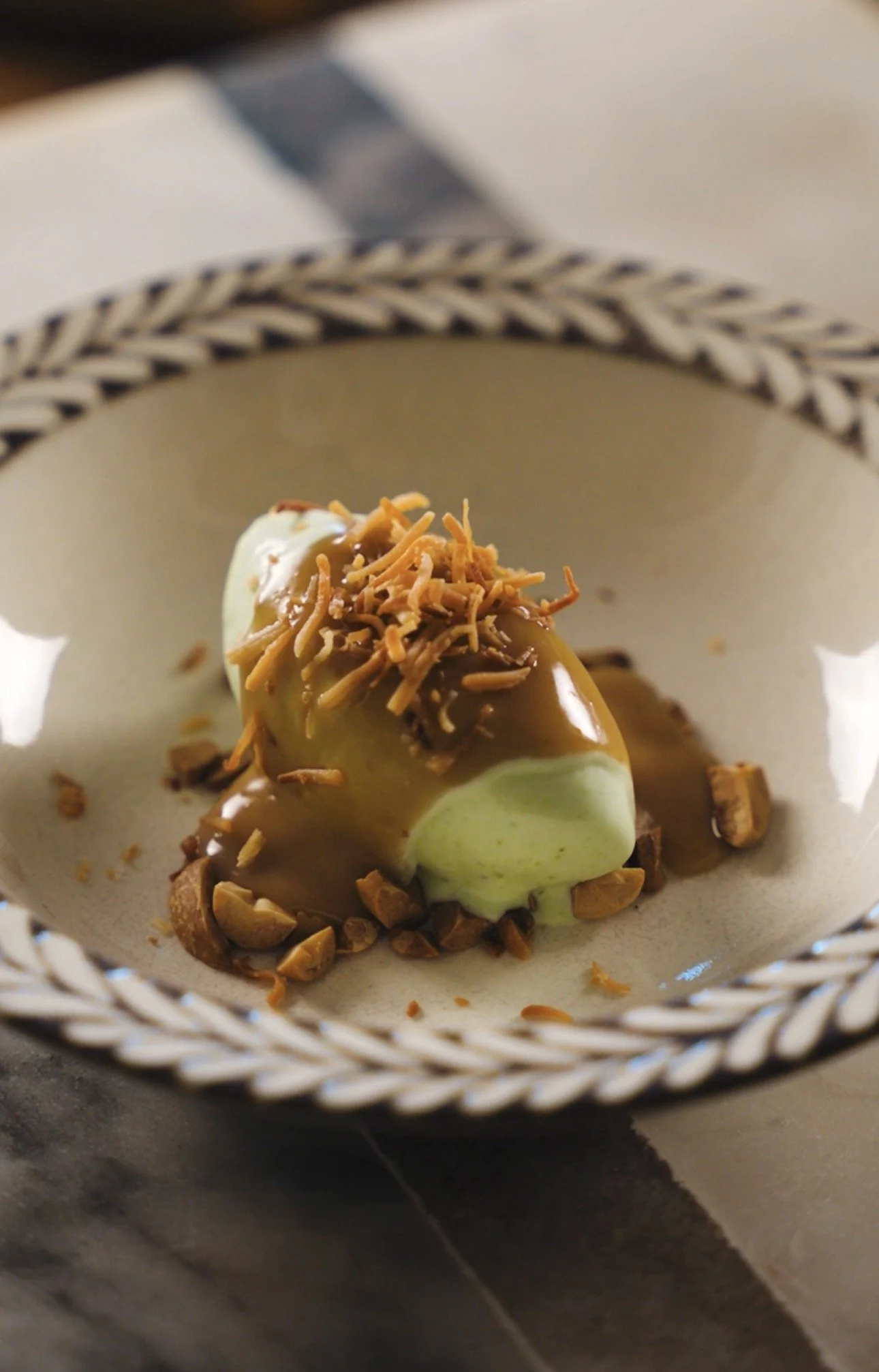 Pandan &amp; Peanut Rice-Cream