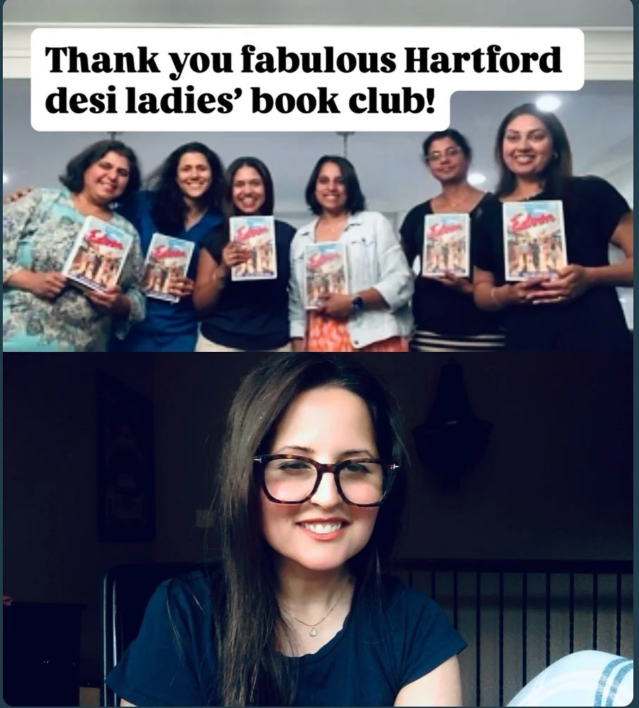 What a fun evening with this group of fabulous ladies from West Hartford, CT! Thank you for inviting me &amp; for reading EDISON and for the stimulating conversation &mdash; wish I&rsquo;d been there in person!

#edisonnj #edisonnovel #oaktreeroad #d