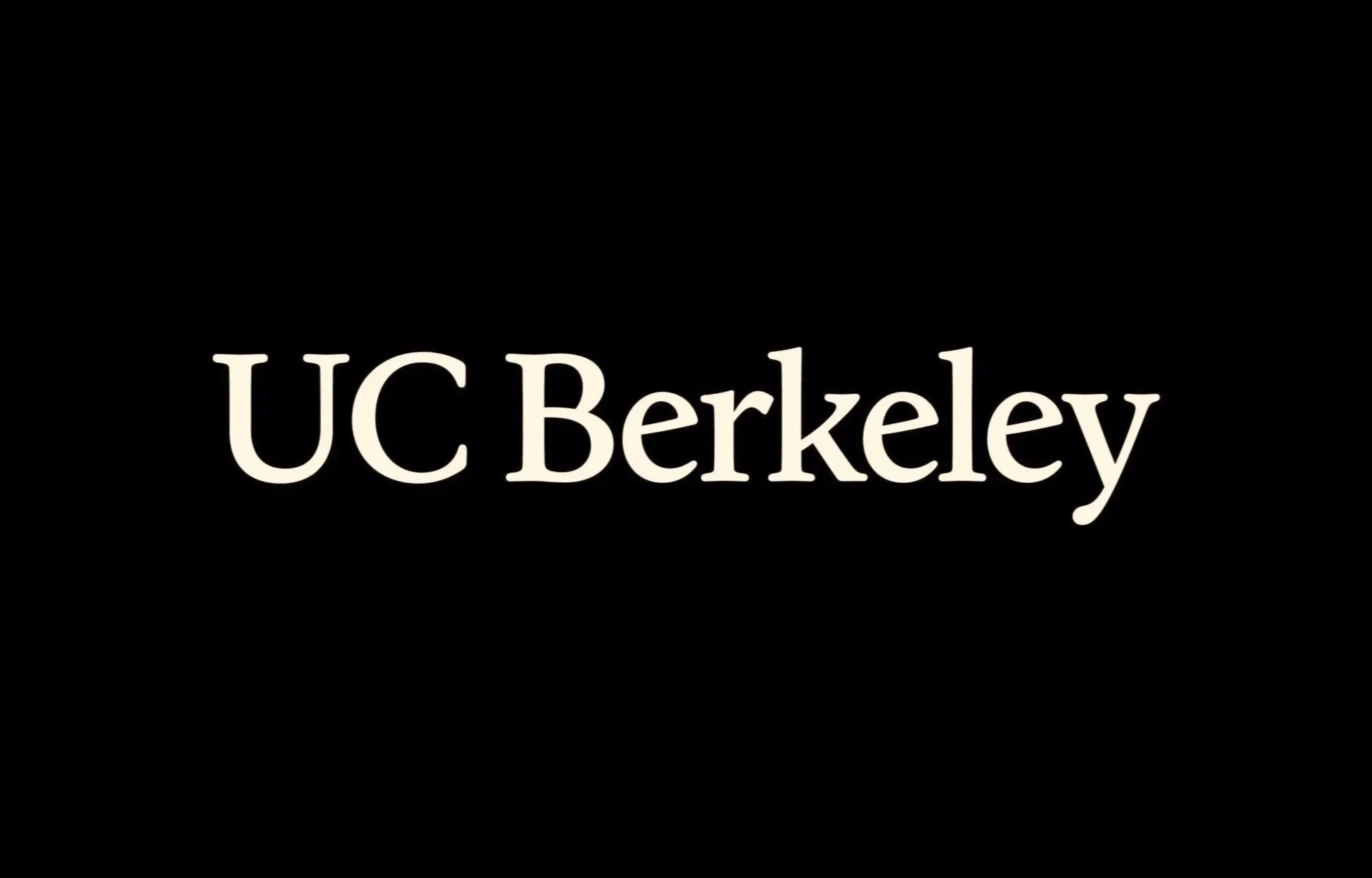 UC Berkeley logo in white text against a black background – Nordica Scientific affiliated collaborator