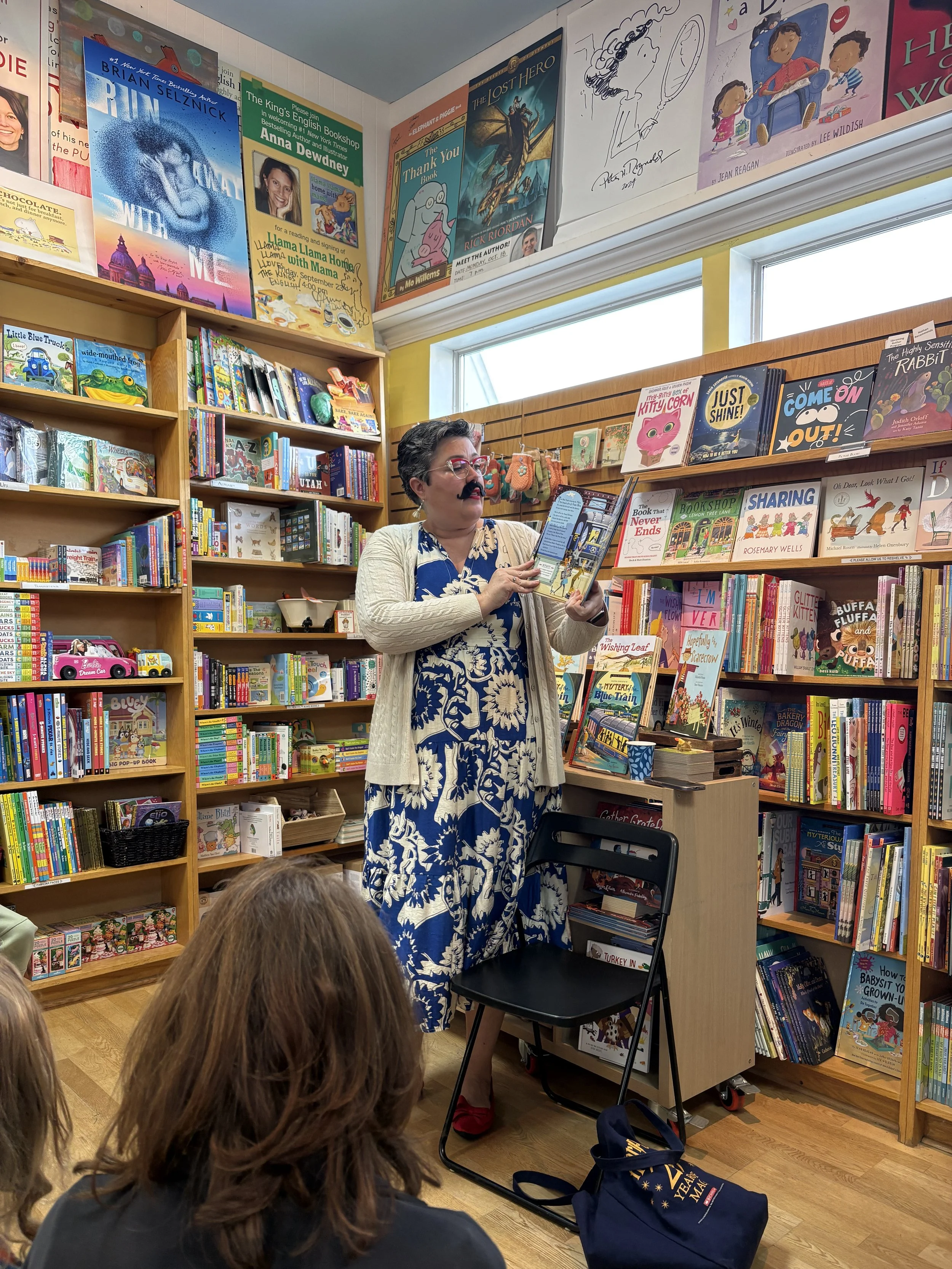 Reading The Mystery of the Blue Train at The Kings English