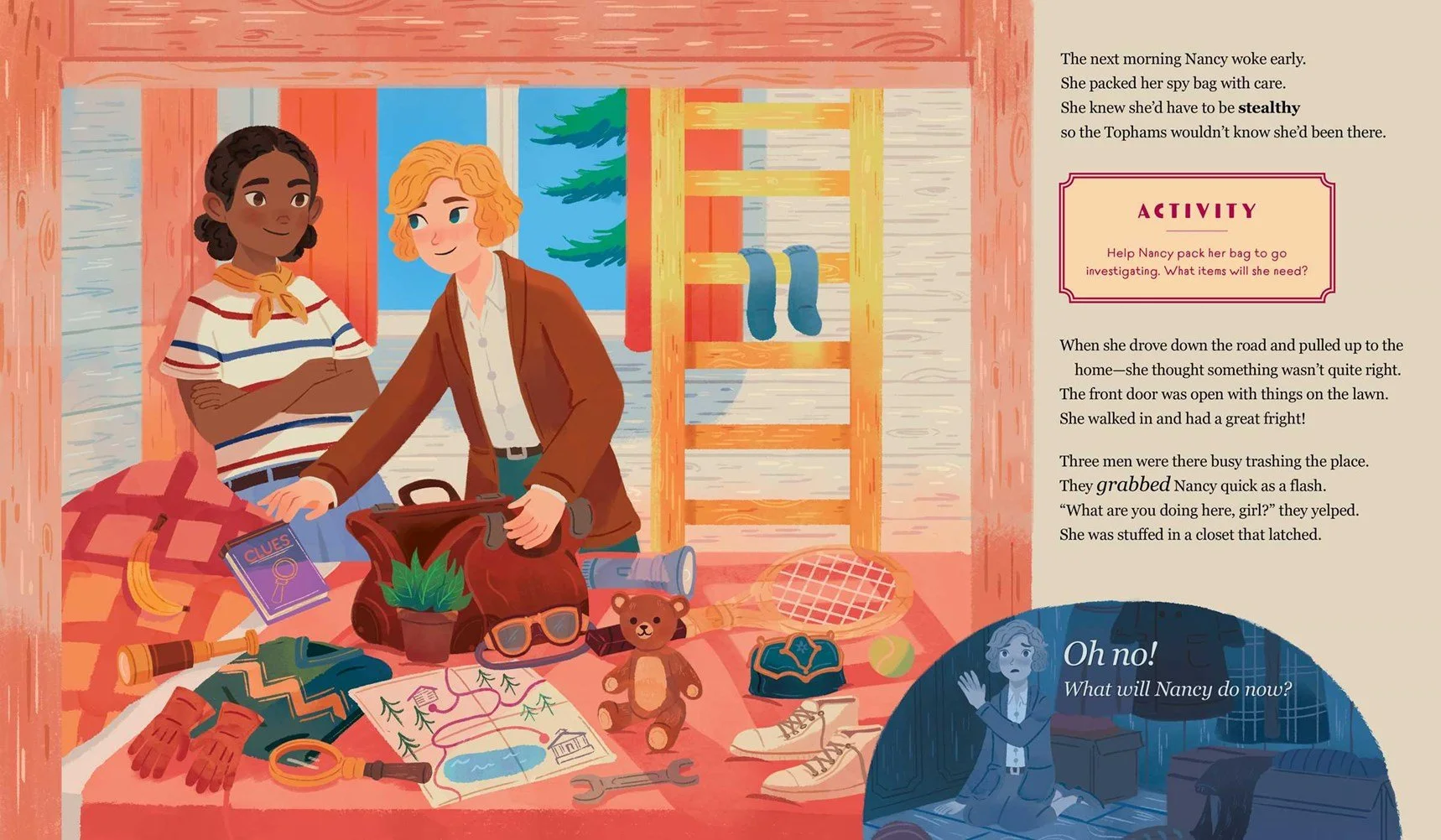 Interior of The Secret of the Old Clock