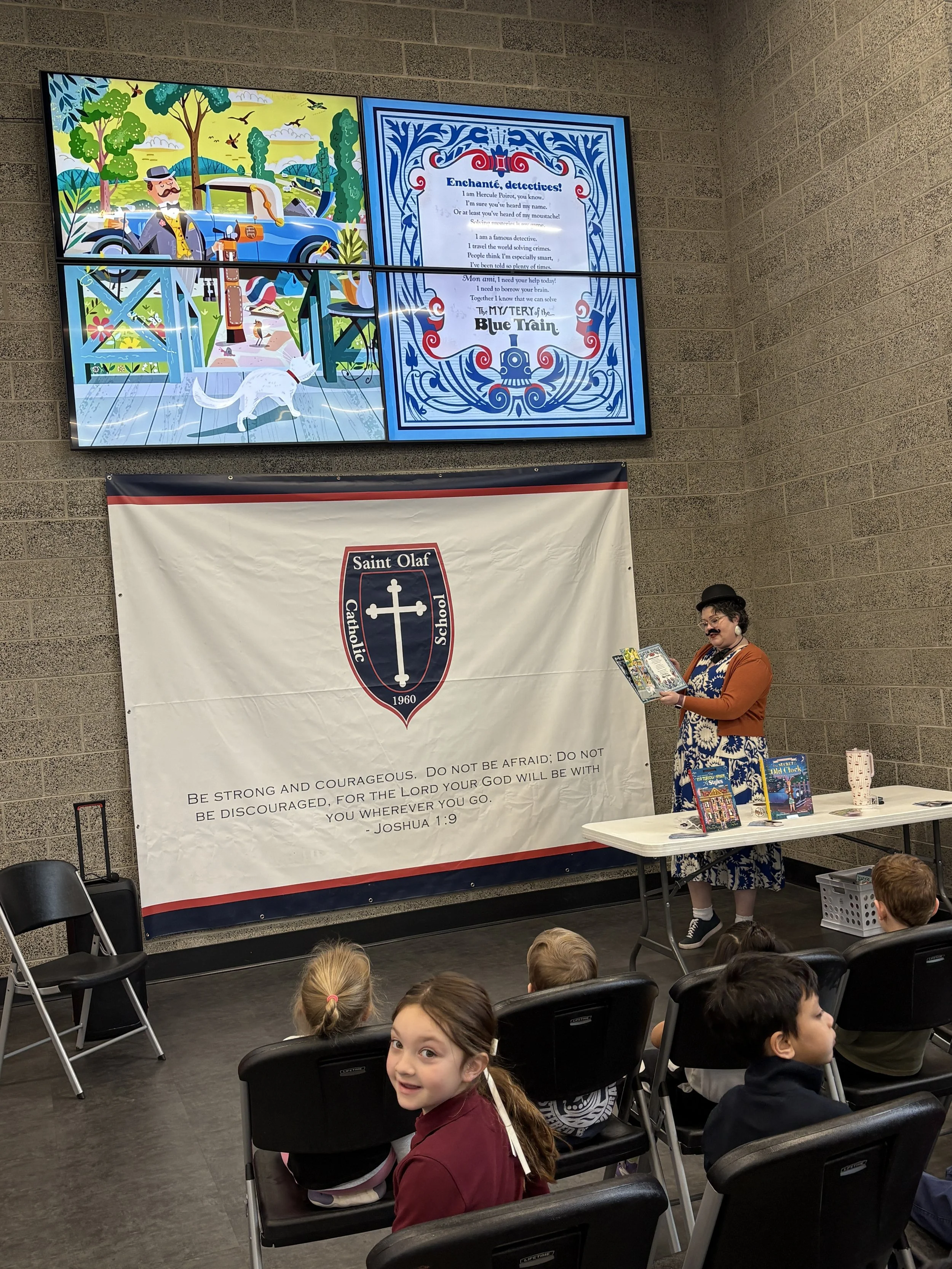 School presentation for Read Across America week